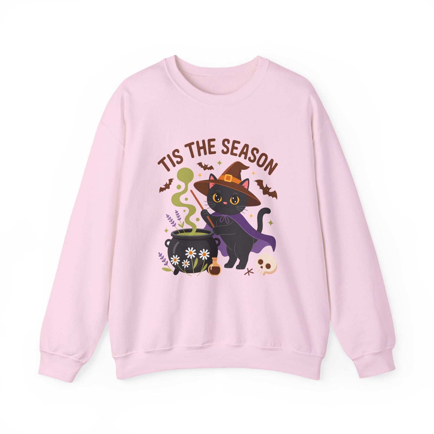 Halloween Cat Crewneck Sweatshirt - 'Tis the Season