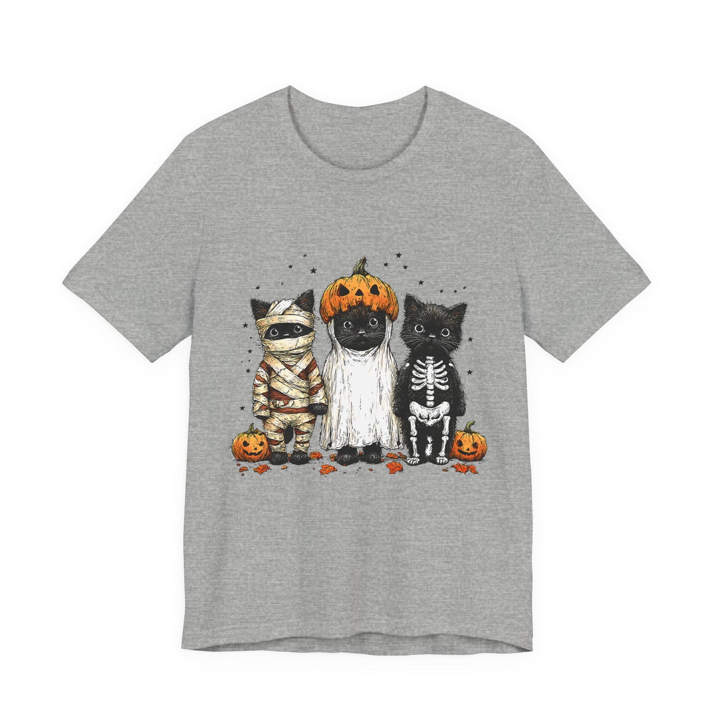Black Cats Halloween Tee, Funny Cat Costume Shirt, Halloween Party Graphic Tee, Spooky Cat Lover Gift, Halloween Costume Tee, Unisex Cat