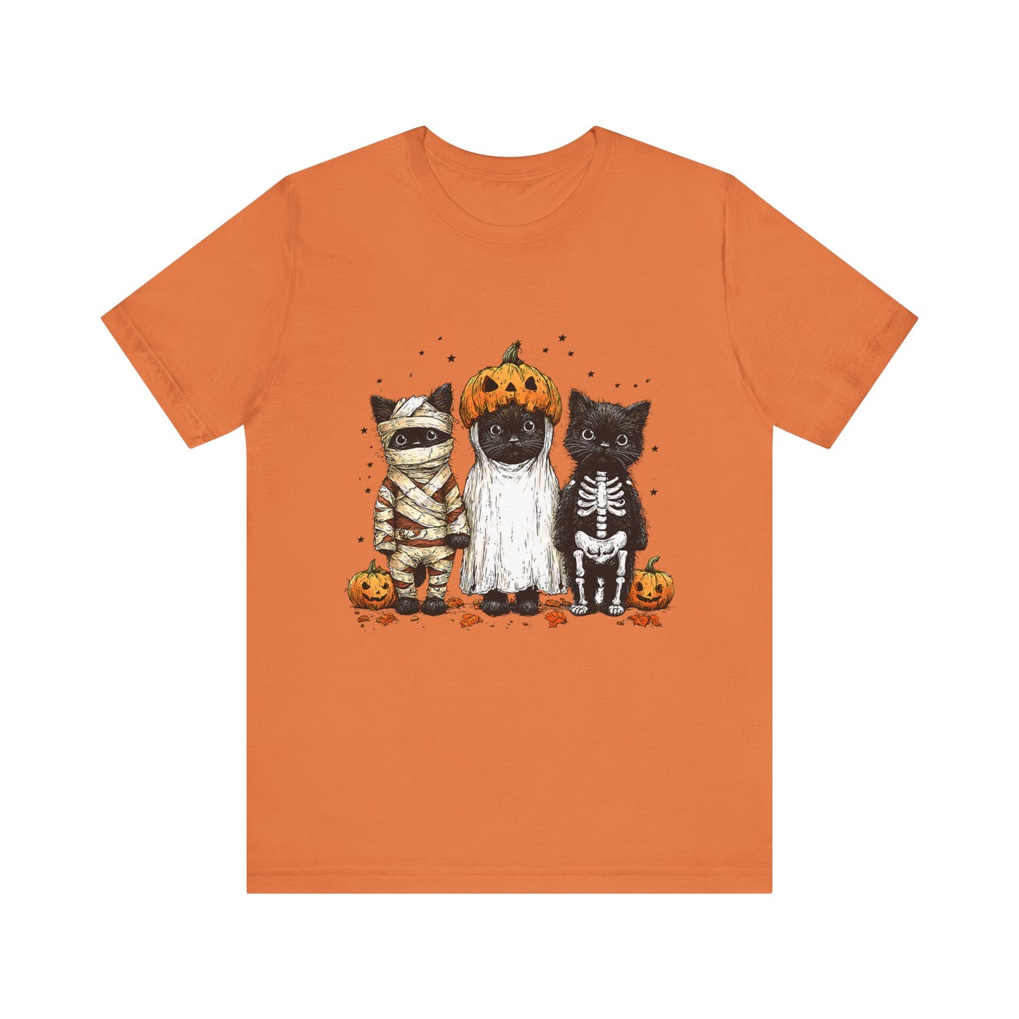 Black Cats Halloween Tee, Funny Cat Costume Shirt, Halloween Party Graphic Tee, Spooky Cat Lover Gift, Halloween Costume Tee, Unisex Cat