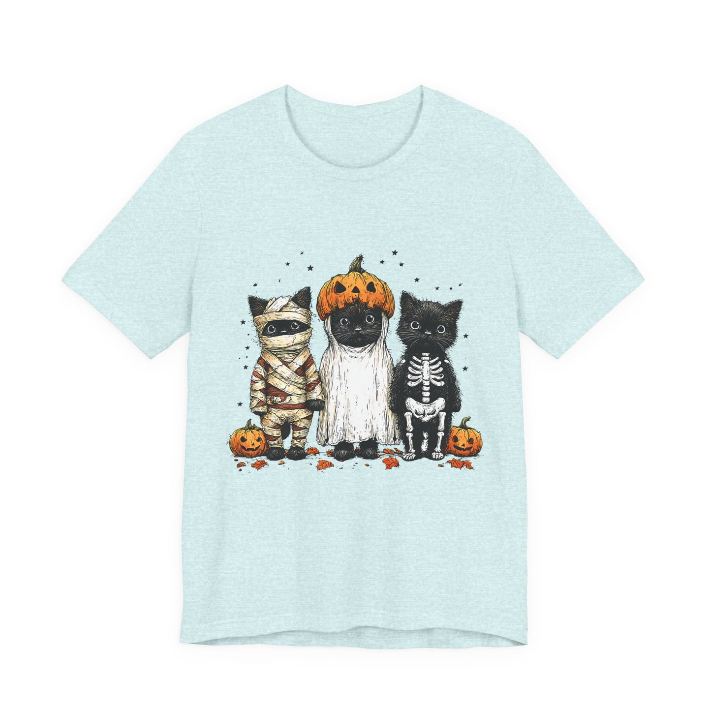 Black Cats Halloween Tee, Funny Cat Costume Shirt, Halloween Party Graphic Tee, Spooky Cat Lover Gift, Halloween Costume Tee, Unisex Cat