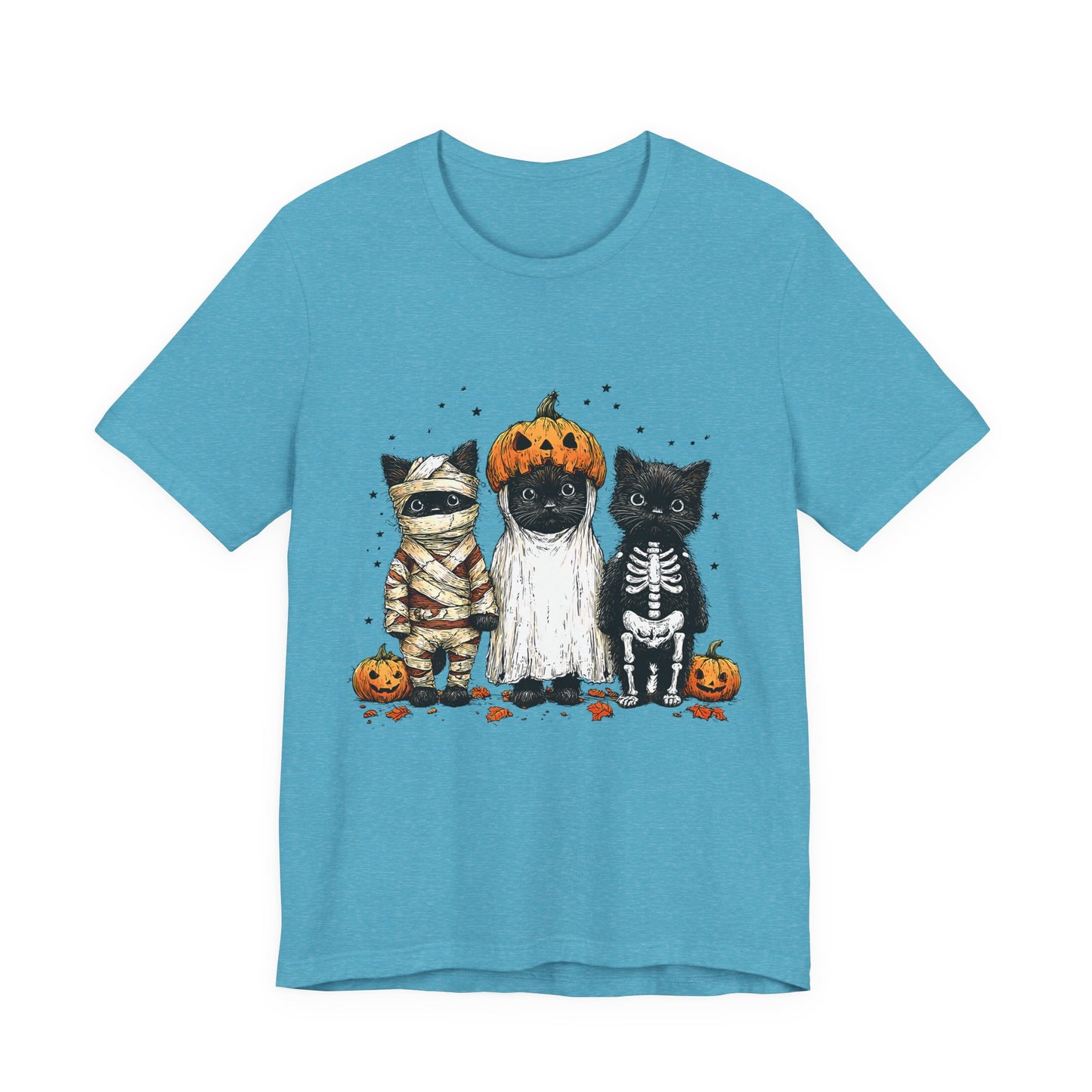Black Cats Halloween Tee, Funny Cat Costume Shirt, Halloween Party Graphic Tee, Spooky Cat Lover Gift, Halloween Costume Tee, Unisex Cat