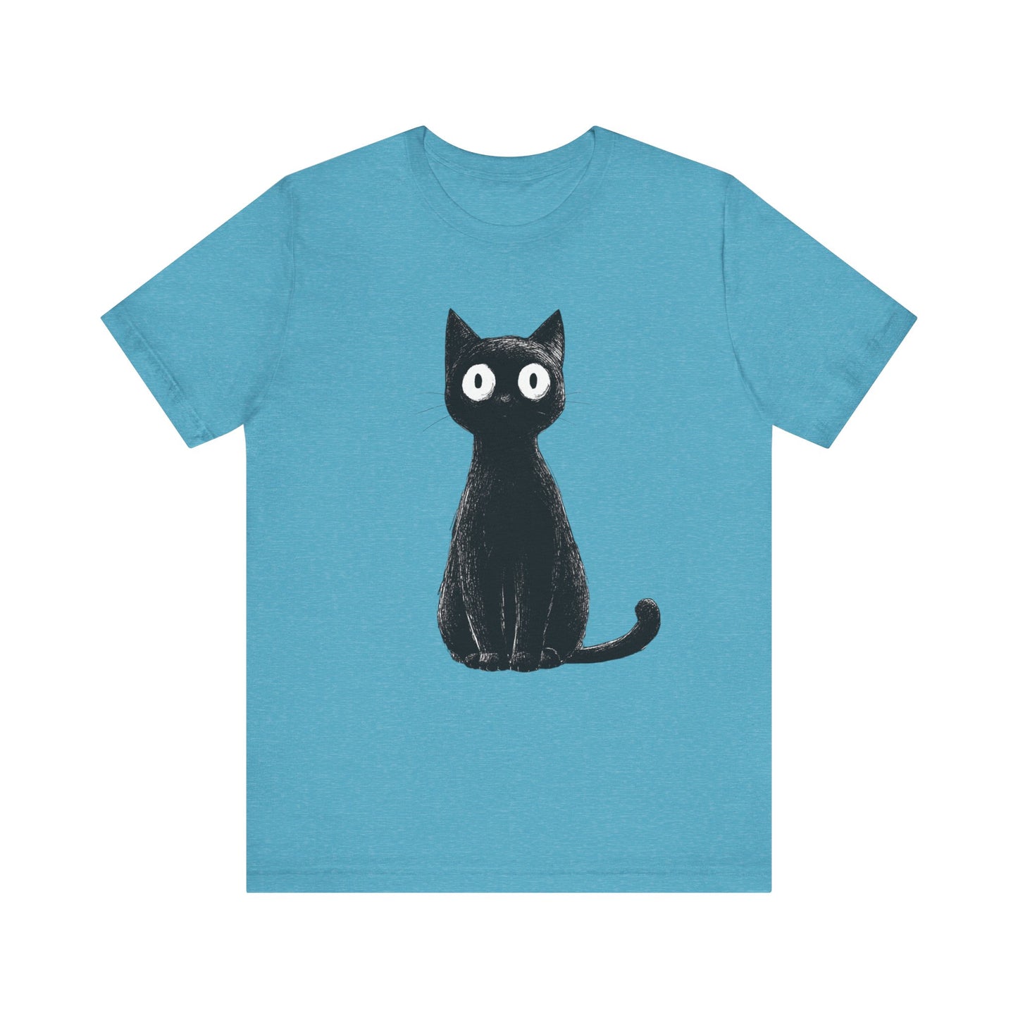 Cute Black Cat Unisex Tee