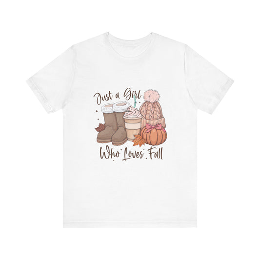 Fall Girl Quote Pumpkin Spice Latte Tee, Autumn Graphic T-Shirt, Halloween Pumpkin Shirt, Cozy Fall Apparel, Funny Pumpkin Spice Shirt