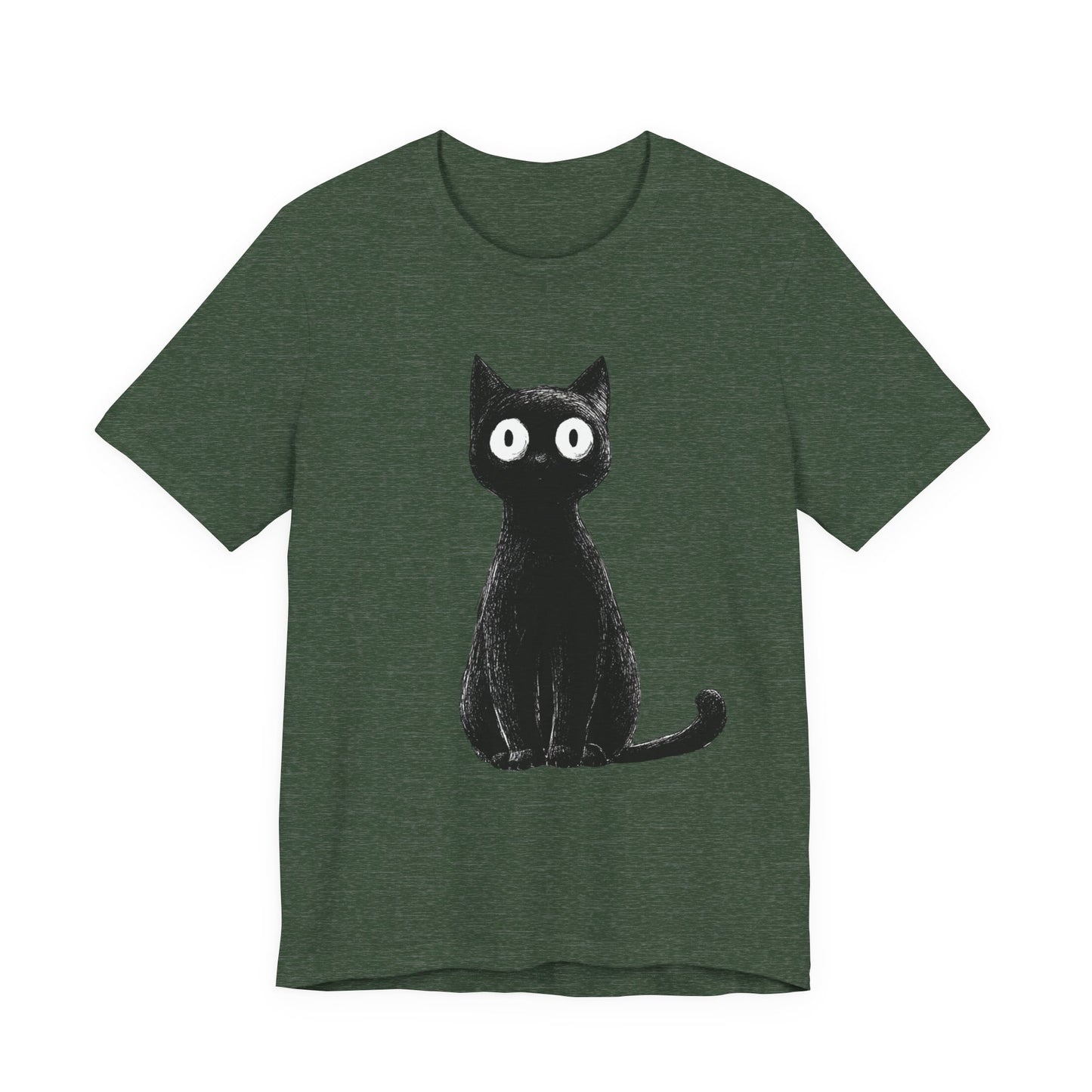 Cute Black Cat Unisex Tee