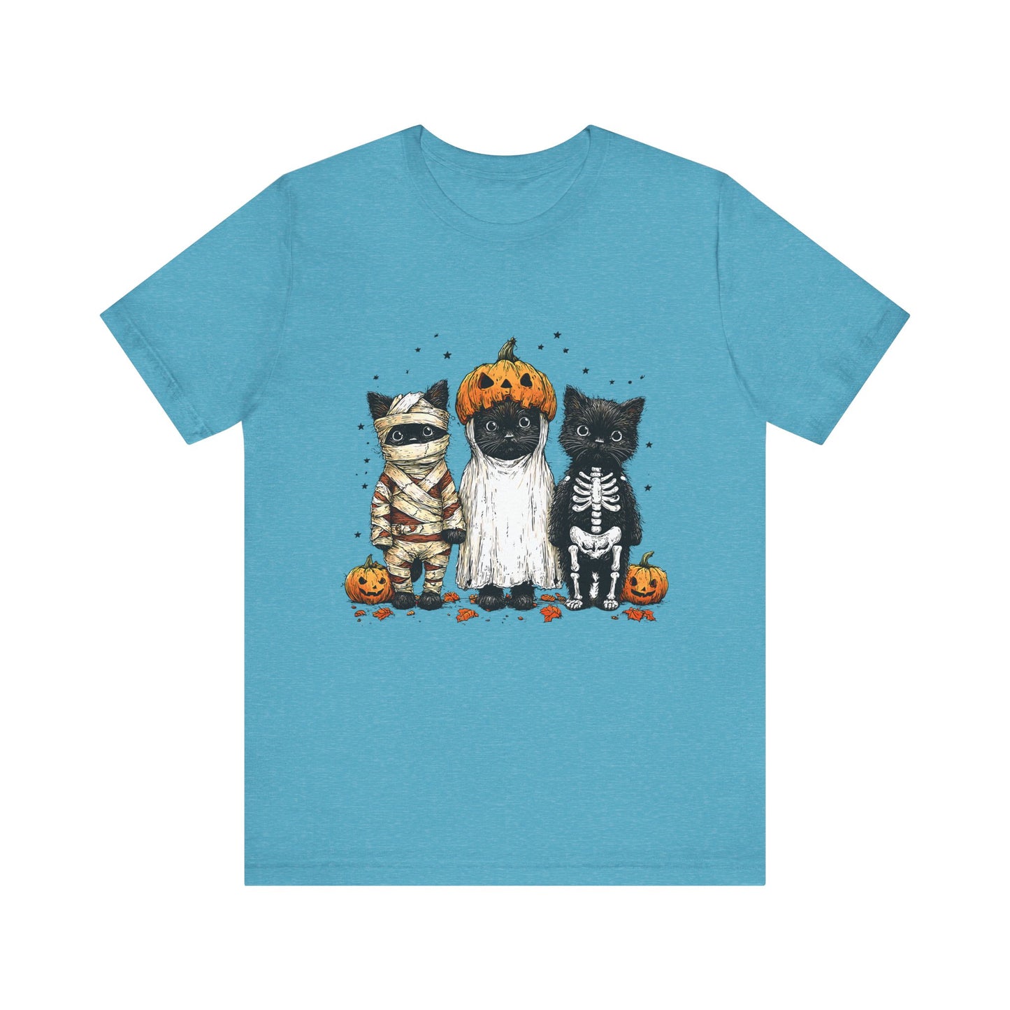 Black Cats Halloween Tee, Funny Cat Costume Shirt, Halloween Party Graphic Tee, Spooky Cat Lover Gift, Halloween Costume Tee, Unisex Cat