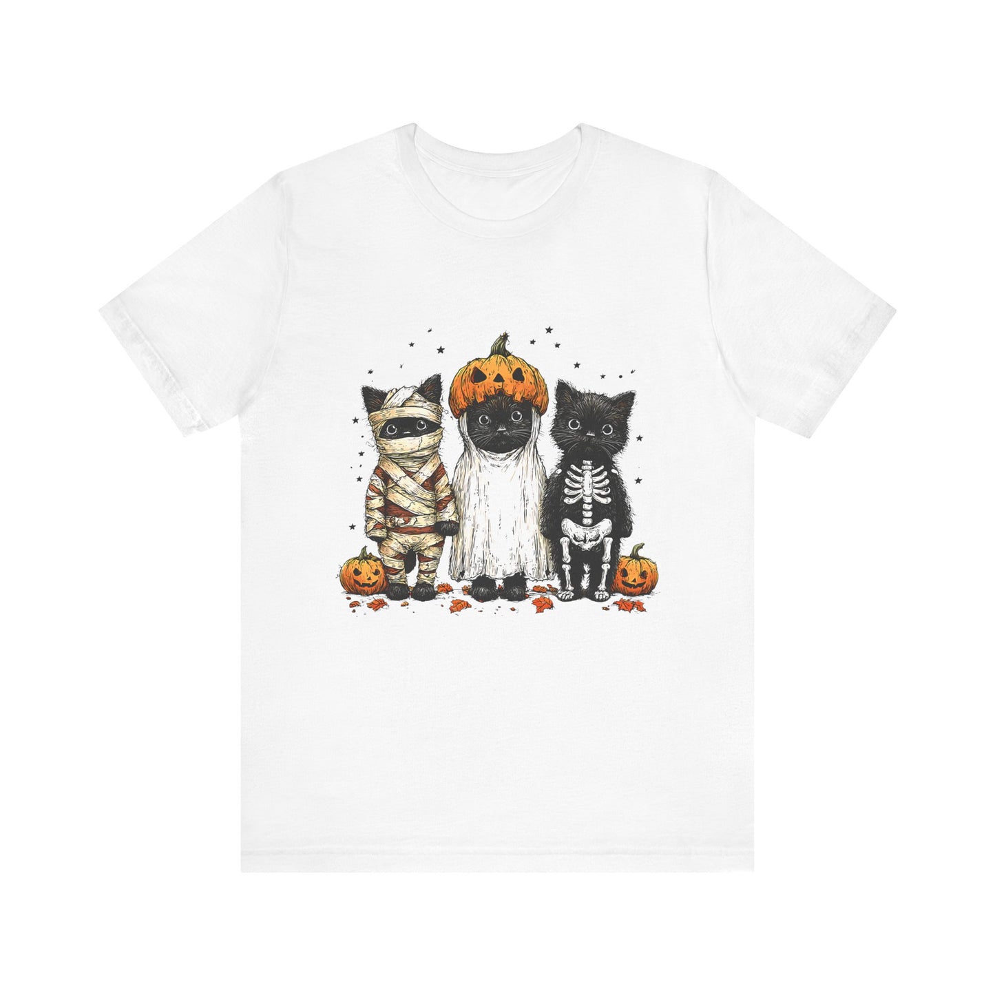 Black Cats Halloween Tee, Funny Cat Costume Shirt, Halloween Party Graphic Tee, Spooky Cat Lover Gift, Halloween Costume Tee, Unisex Cat