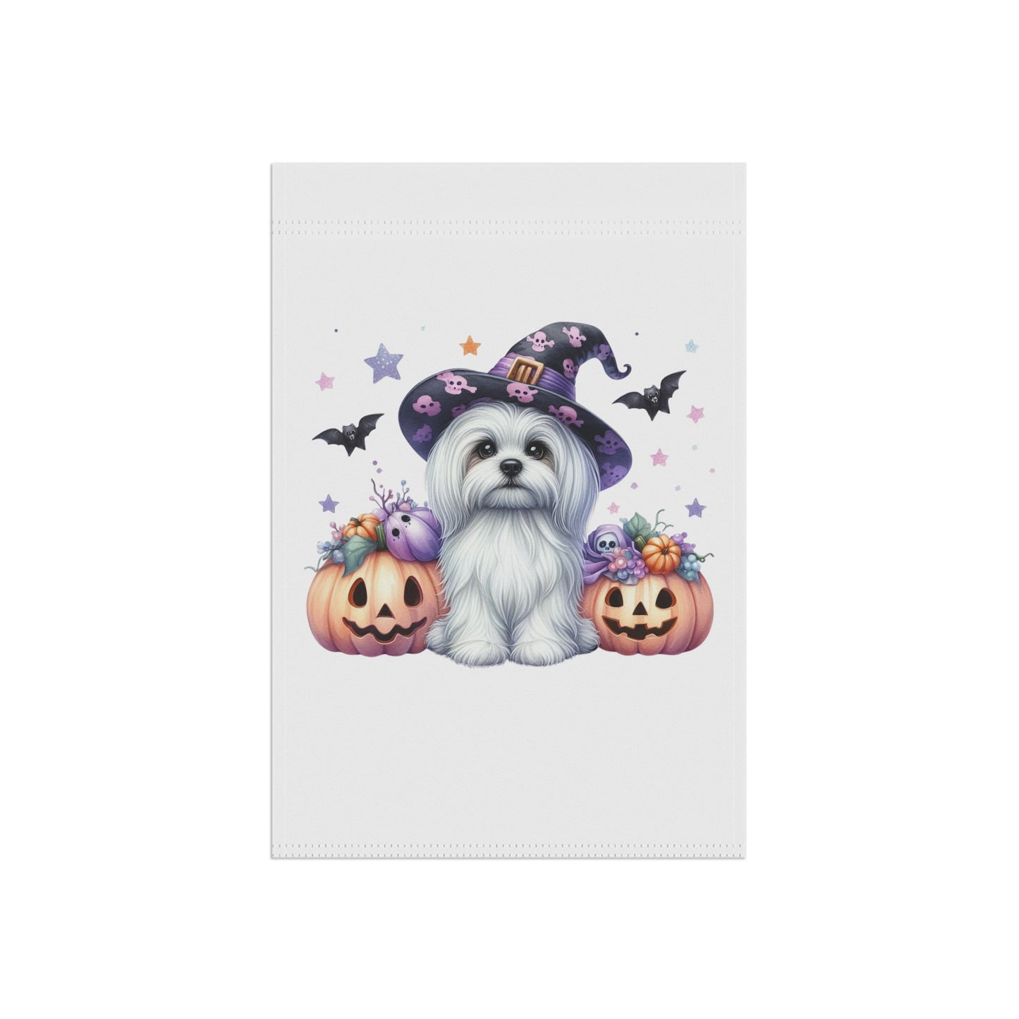 Halloween Pet Banner, Fall Garden Decor, Dog Lover's Gift, Outdoor Flag, Haunted House Decoration