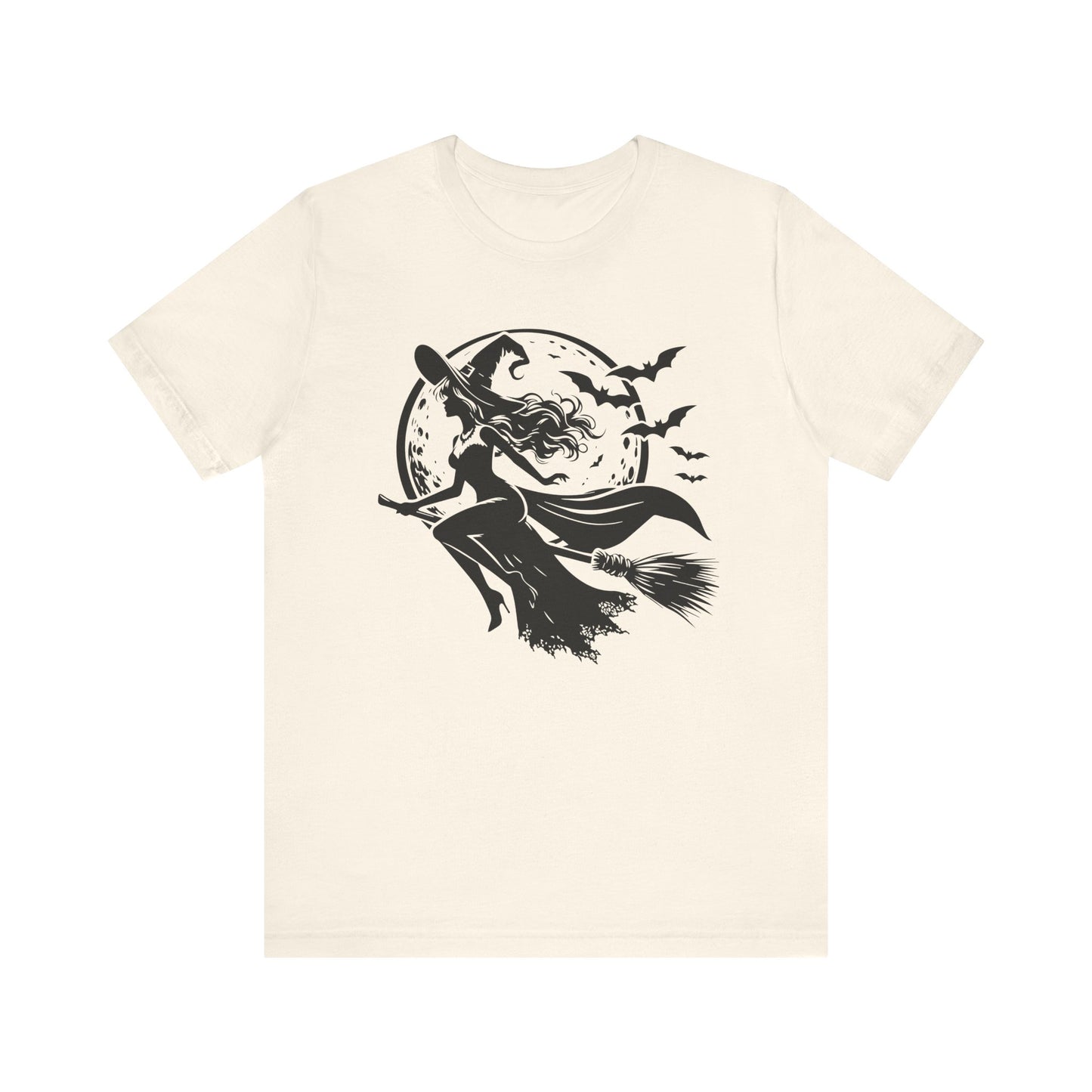 Witch Flying On Broom TShirt Halloween Tee Summerween Spooky Season Spooky Vibes Cute Gift For Friend