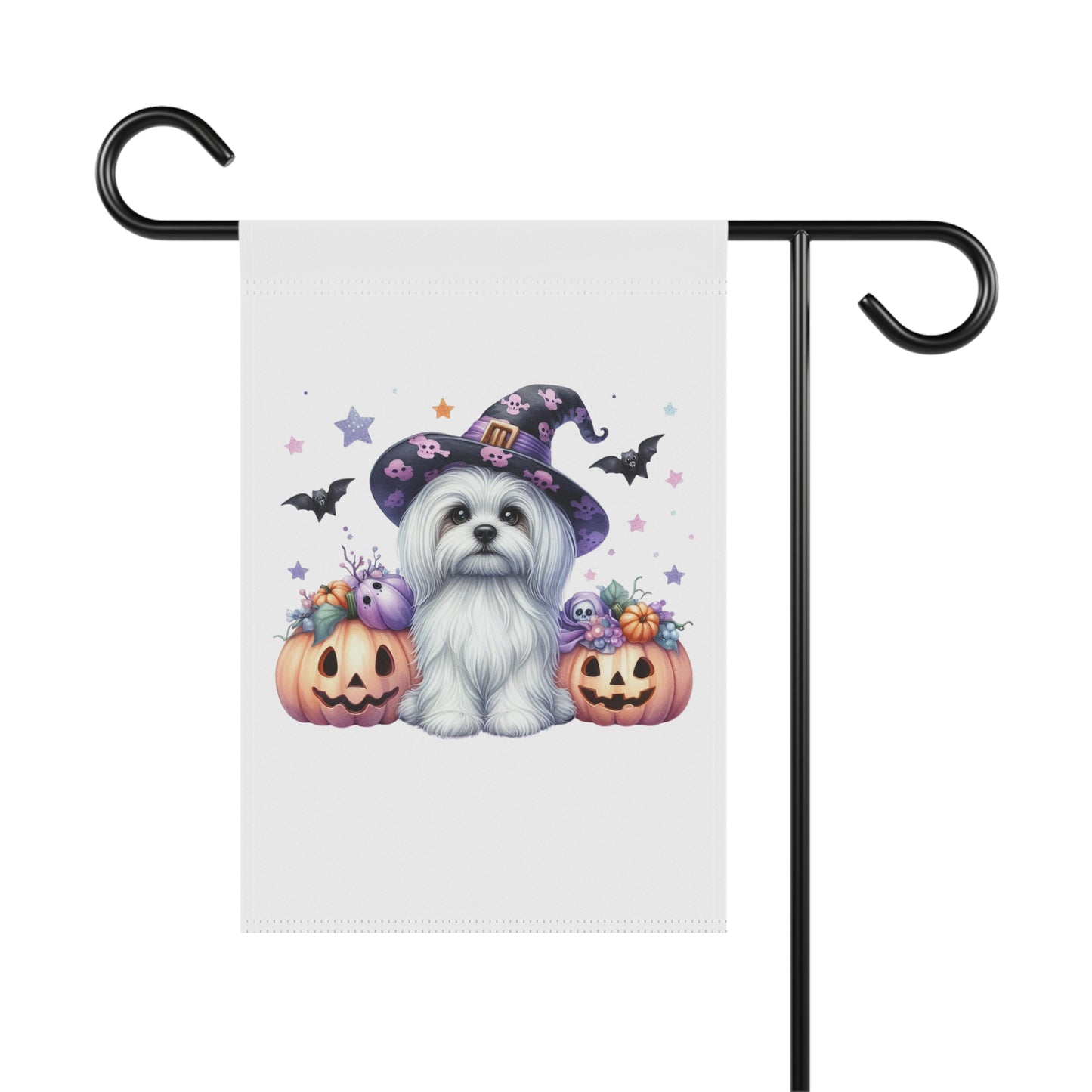 Halloween Pet Banner, Fall Garden Decor, Dog Lover's Gift, Outdoor Flag, Haunted House Decoration