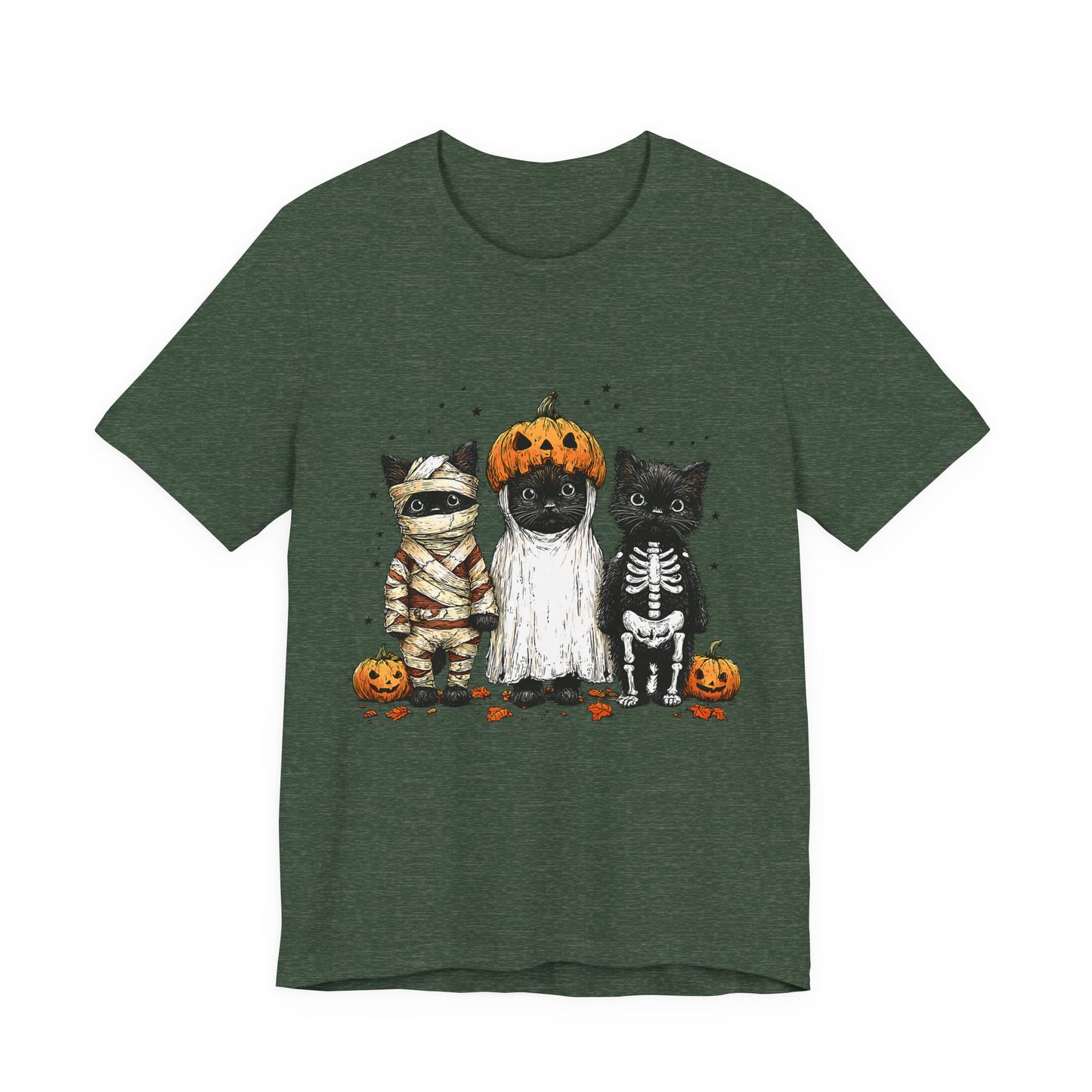 Black Cats Halloween Tee, Funny Cat Costume Shirt, Halloween Party Graphic Tee, Spooky Cat Lover Gift, Halloween Costume Tee, Unisex Cat
