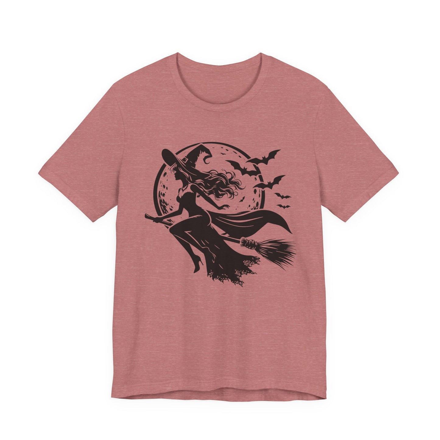 Witch Flying On Broom TShirt Halloween Tee Summerween Spooky Season Spooky Vibes Cute Gift For Friend