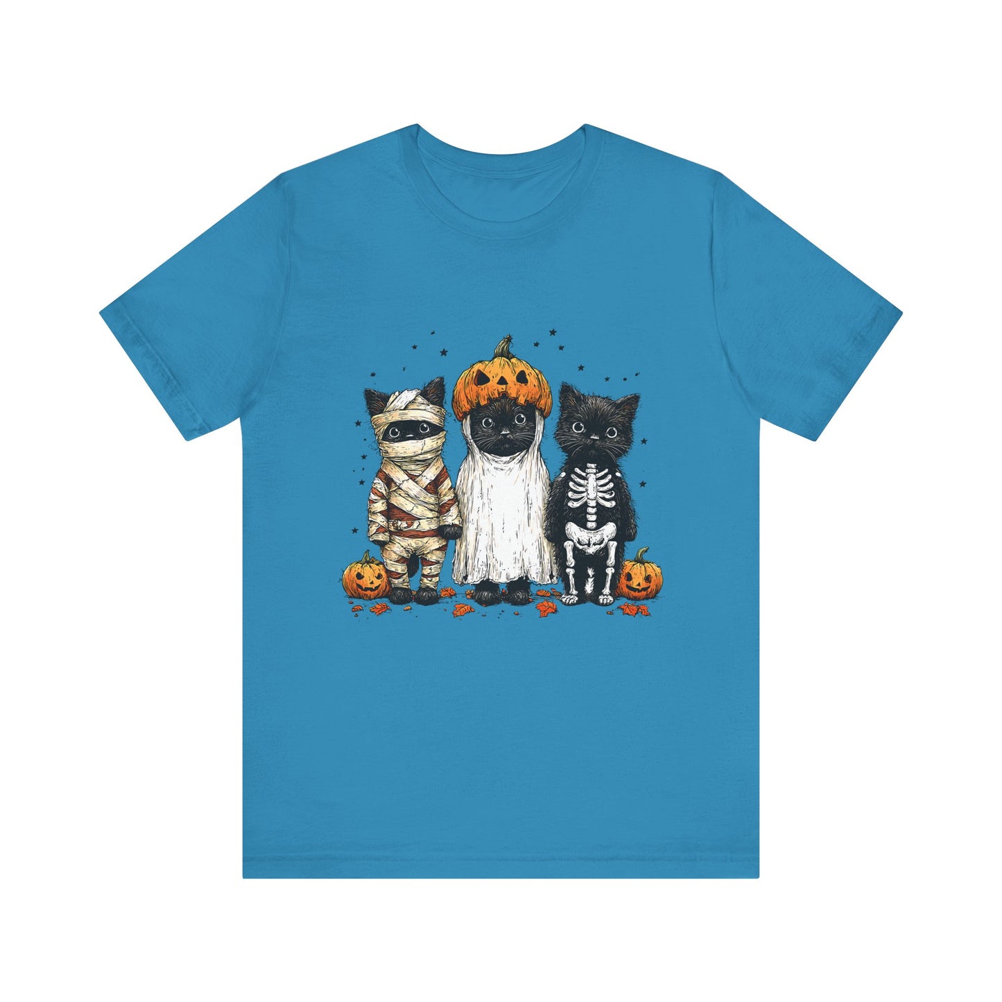 Black Cats Halloween Tee, Funny Cat Costume Shirt, Halloween Party Graphic Tee, Spooky Cat Lover Gift, Halloween Costume Tee, Unisex Cat
