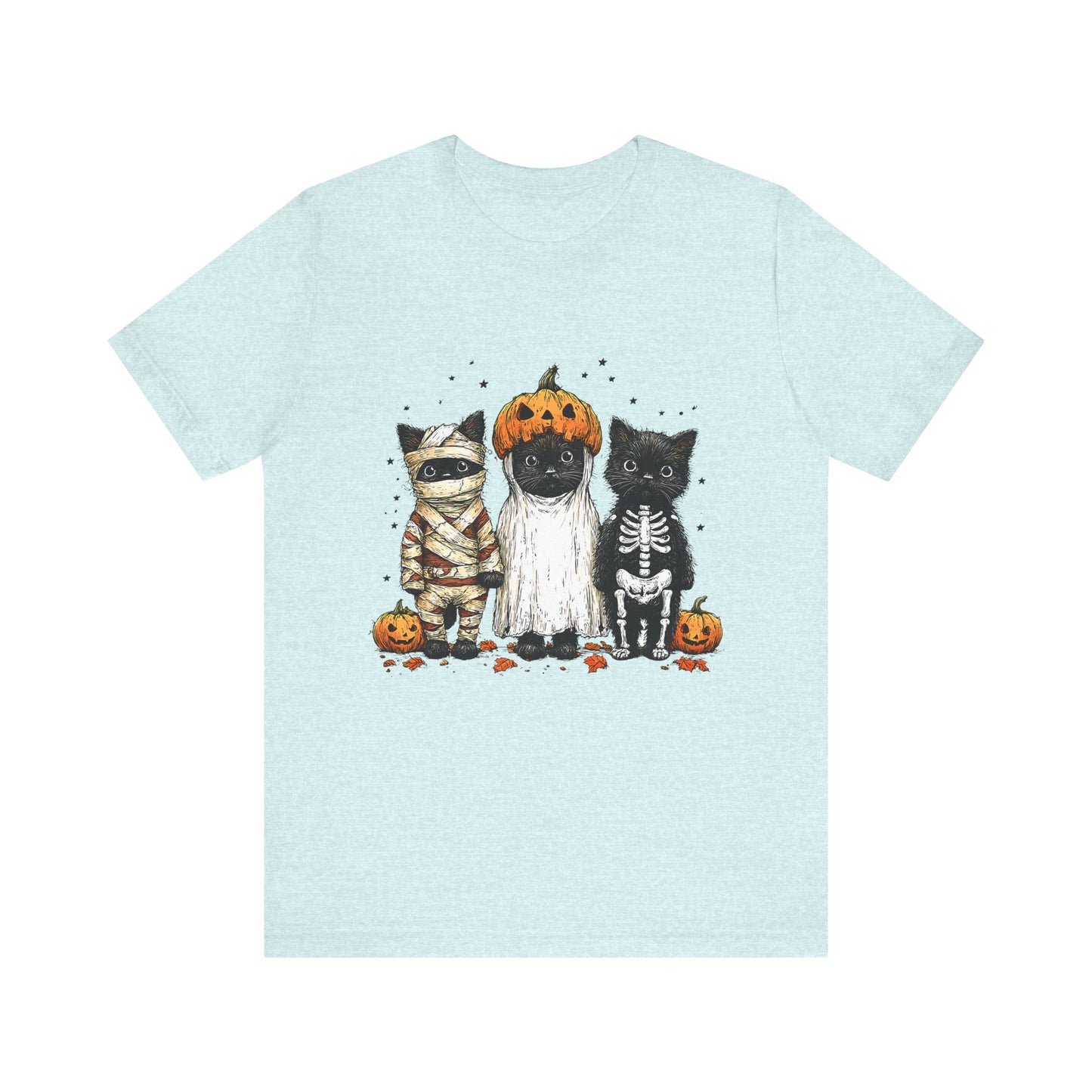 Black Cats Halloween Tee, Funny Cat Costume Shirt, Halloween Party Graphic Tee, Spooky Cat Lover Gift, Halloween Costume Tee, Unisex Cat