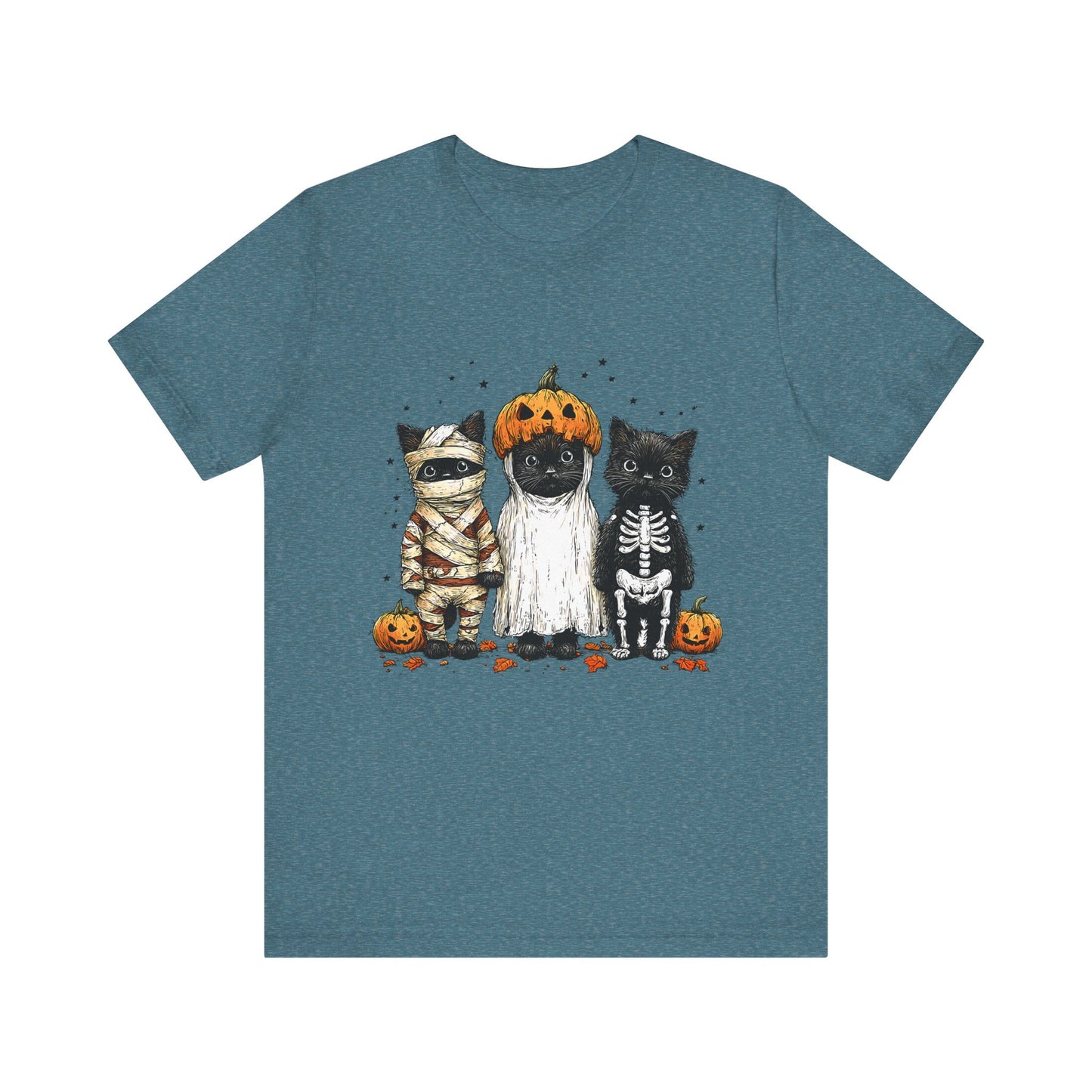Black Cats Halloween Tee, Funny Cat Costume Shirt, Halloween Party Graphic Tee, Spooky Cat Lover Gift, Halloween Costume Tee, Unisex Cat