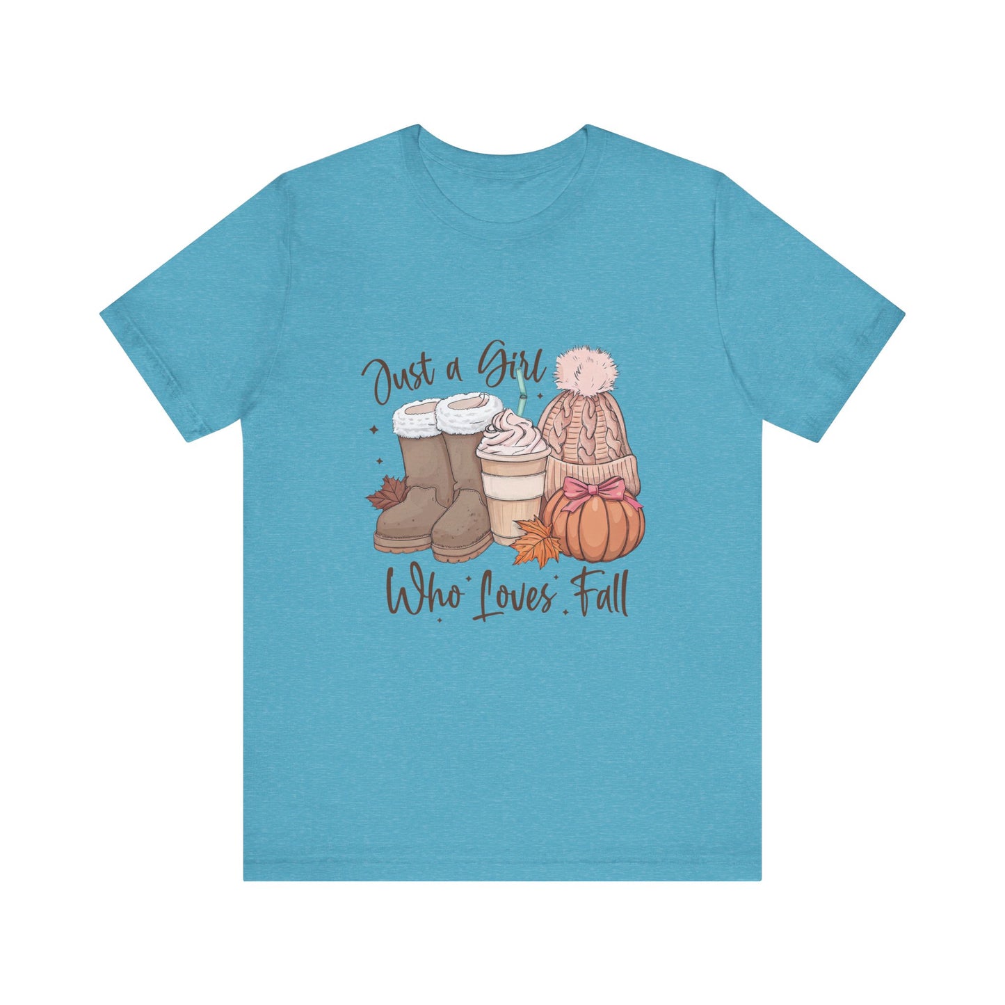 Fall Girl Quote Pumpkin Spice Latte Tee, Autumn Graphic T-Shirt, Halloween Pumpkin Shirt, Cozy Fall Apparel, Funny Pumpkin Spice Shirt