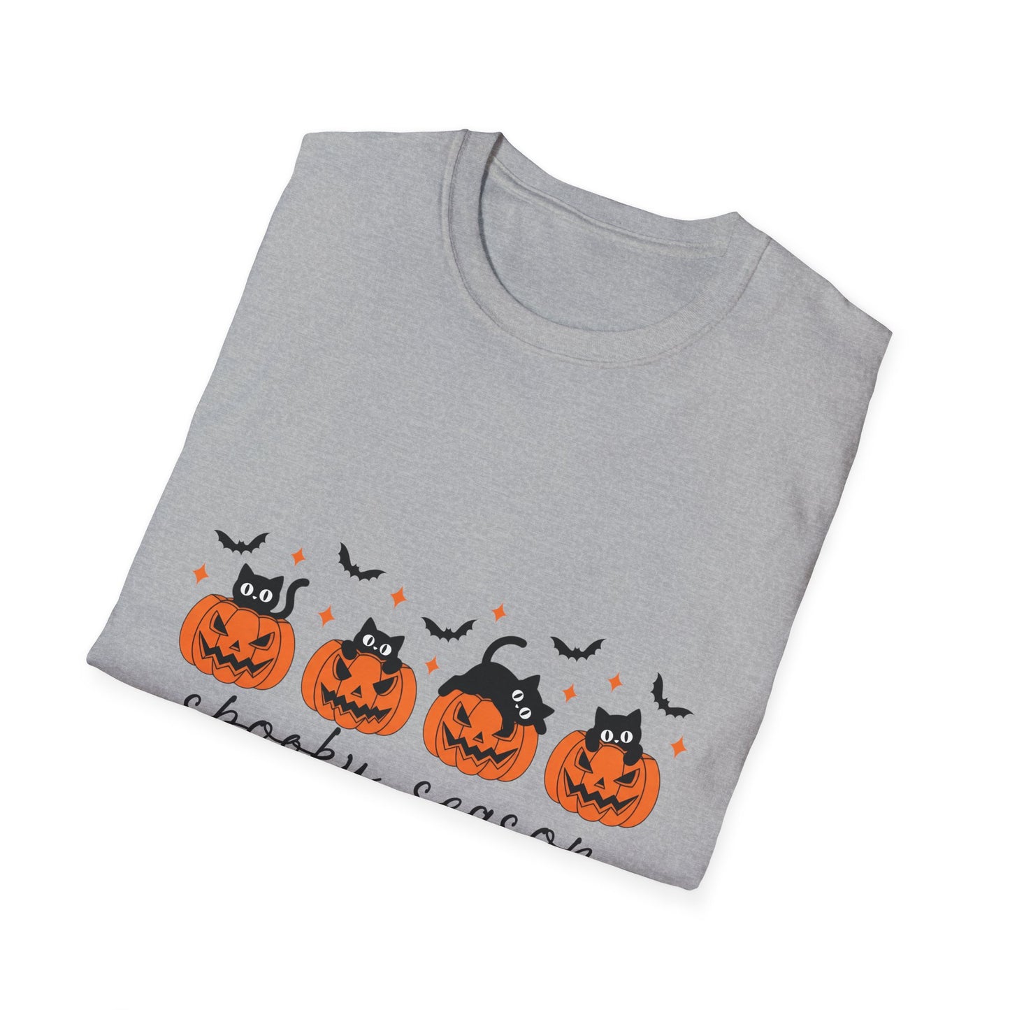Halloween Black Cats T-Shirt, Halloween Shirt, Jack O Lantern Tee, Spooky Cat Top, Fall Pumpkin Shirt
