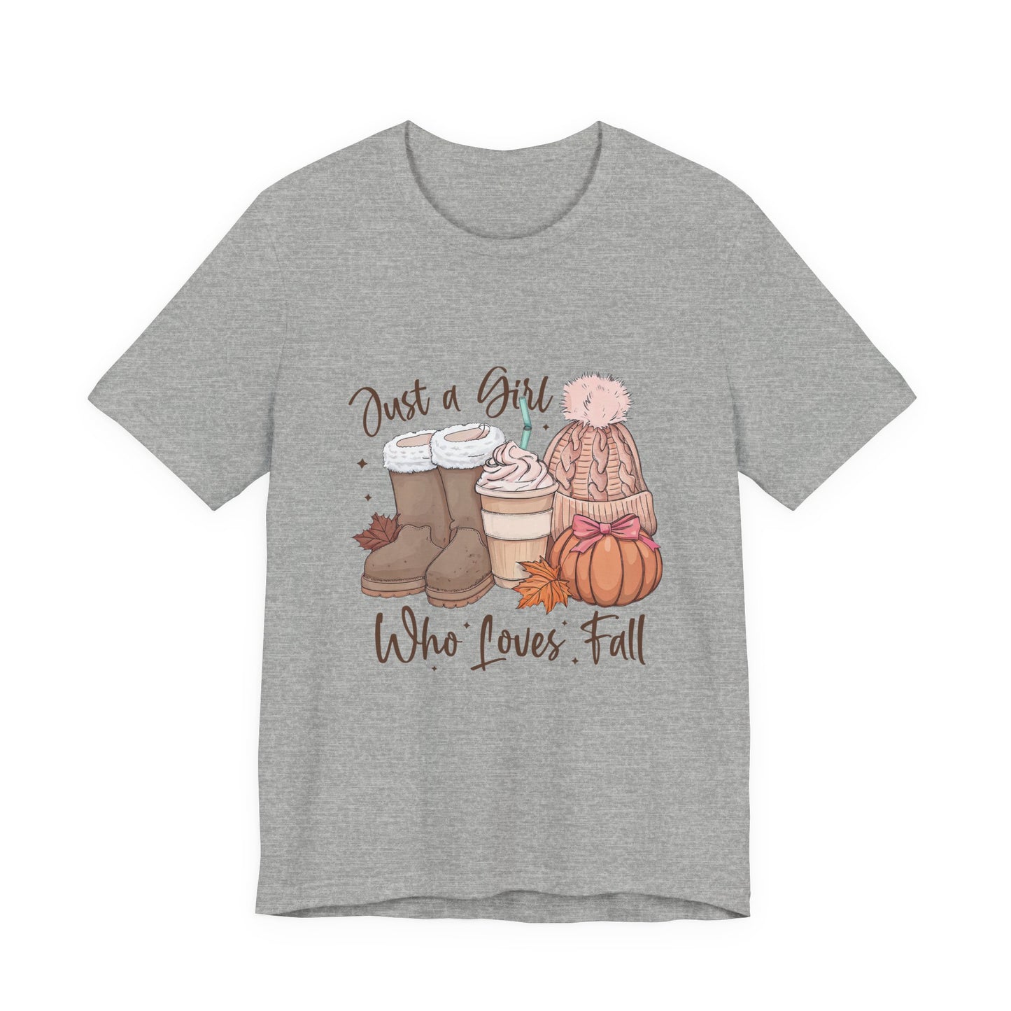 Fall Girl Quote Pumpkin Spice Latte Tee, Autumn Graphic T-Shirt, Halloween Pumpkin Shirt, Cozy Fall Apparel, Funny Pumpkin Spice Shirt