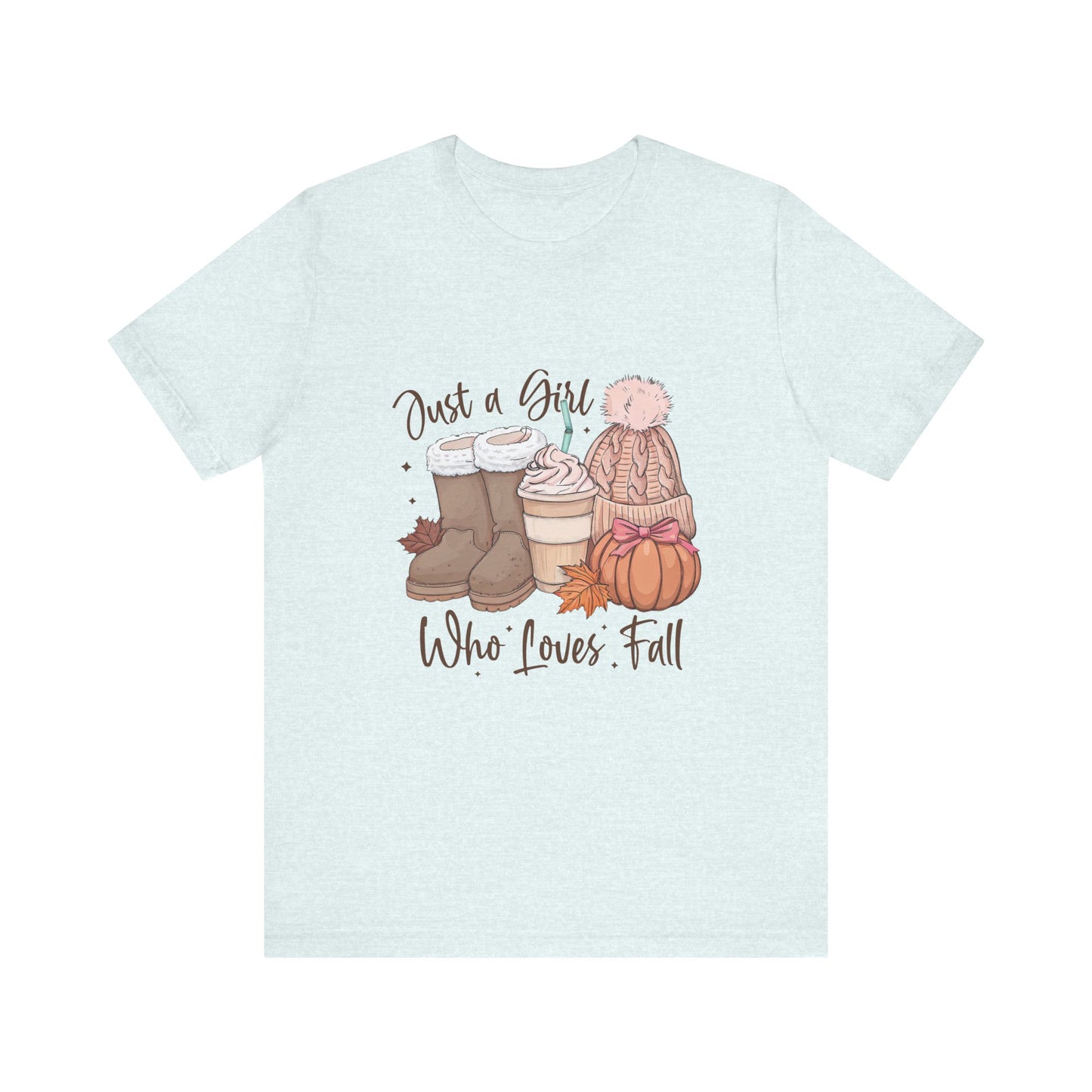 Fall Girl Quote Pumpkin Spice Latte Tee, Autumn Graphic T-Shirt, Halloween Pumpkin Shirt, Cozy Fall Apparel, Funny Pumpkin Spice Shirt