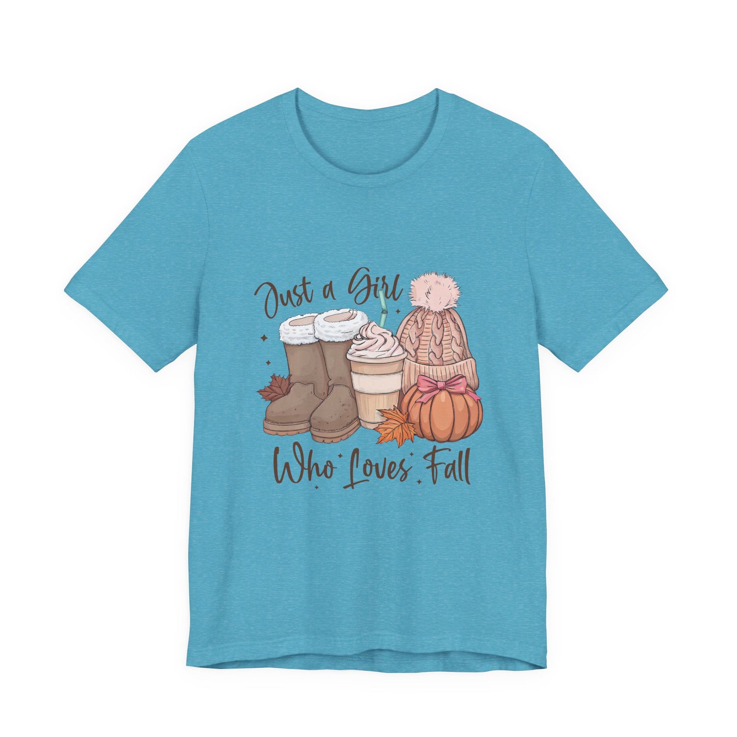 Fall Girl Quote Pumpkin Spice Latte Tee, Autumn Graphic T-Shirt, Halloween Pumpkin Shirt, Cozy Fall Apparel, Funny Pumpkin Spice Shirt