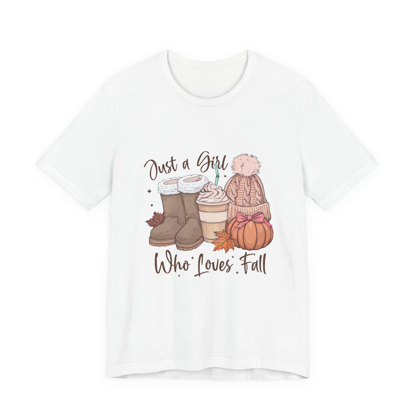 Fall Girl Quote Pumpkin Spice Latte Tee, Autumn Graphic T-Shirt, Halloween Pumpkin Shirt, Cozy Fall Apparel, Funny Pumpkin Spice Shirt