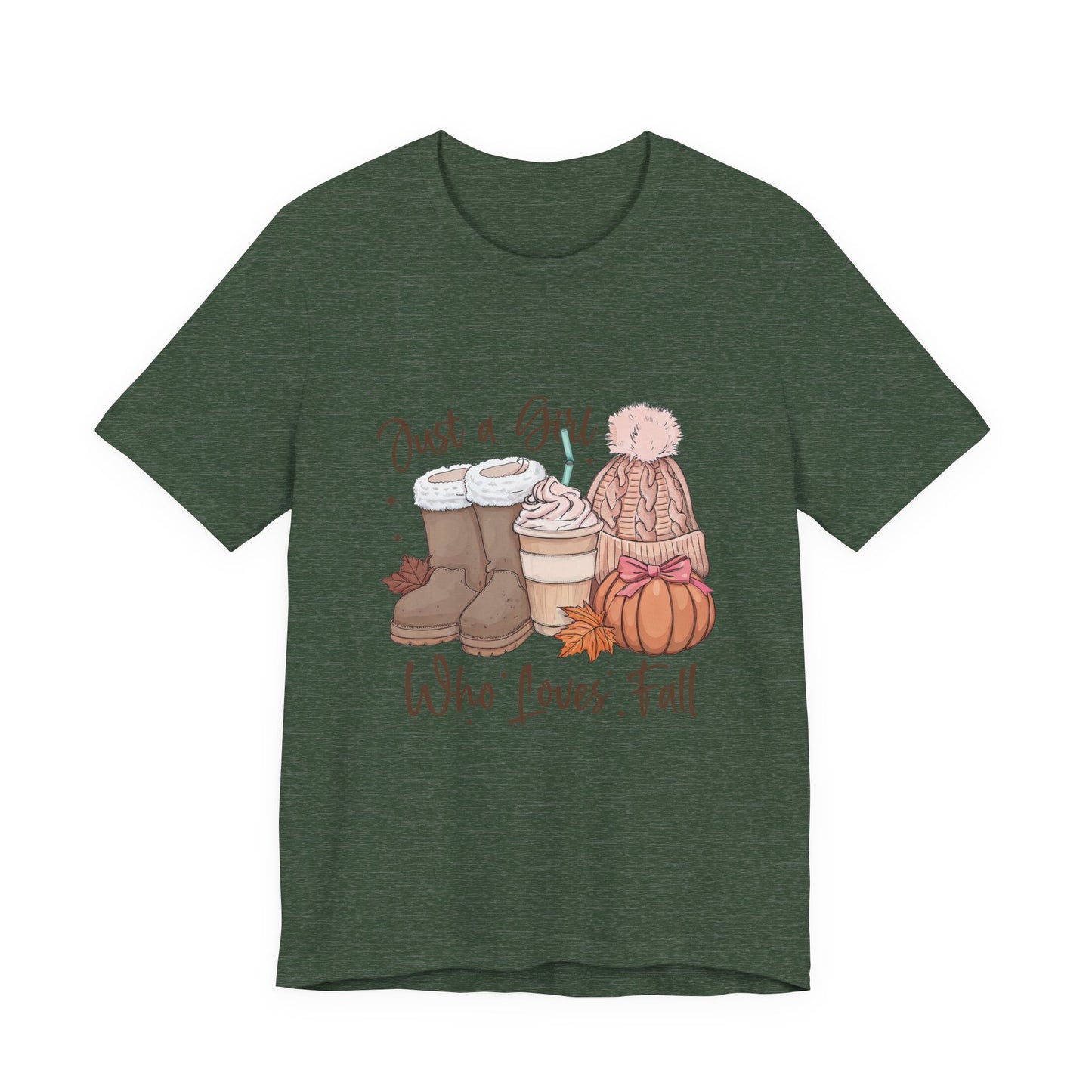 Fall Girl Quote Pumpkin Spice Latte Tee, Autumn Graphic T-Shirt, Halloween Pumpkin Shirt, Cozy Fall Apparel, Funny Pumpkin Spice Shirt