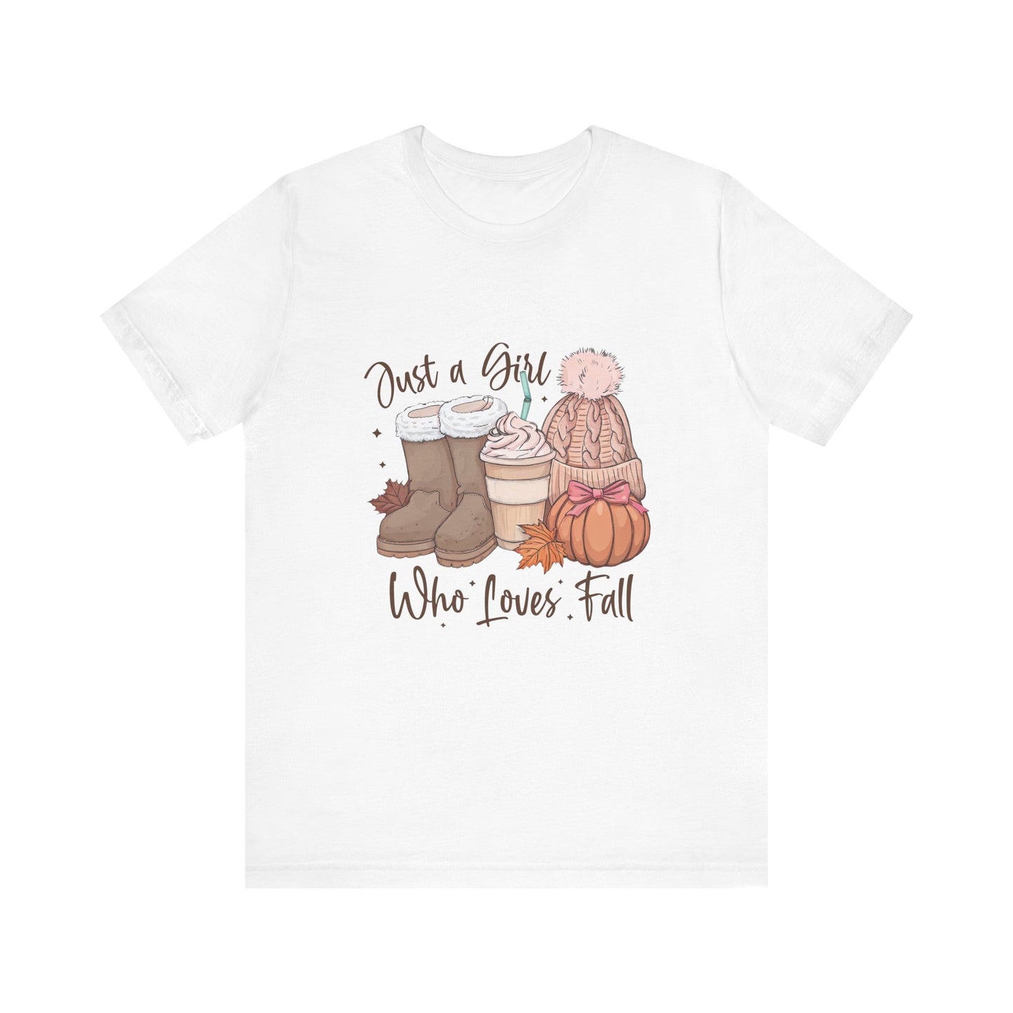 Fall Girl Quote Pumpkin Spice Latte Tee, Autumn Graphic T-Shirt, Halloween Pumpkin Shirt, Cozy Fall Apparel, Funny Pumpkin Spice Shirt