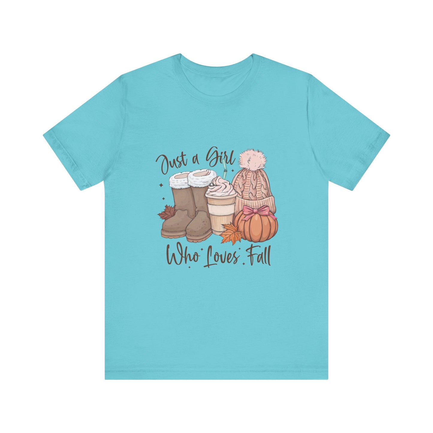 Fall Girl Quote Pumpkin Spice Latte Tee, Autumn Graphic T-Shirt, Halloween Pumpkin Shirt, Cozy Fall Apparel, Funny Pumpkin Spice Shirt