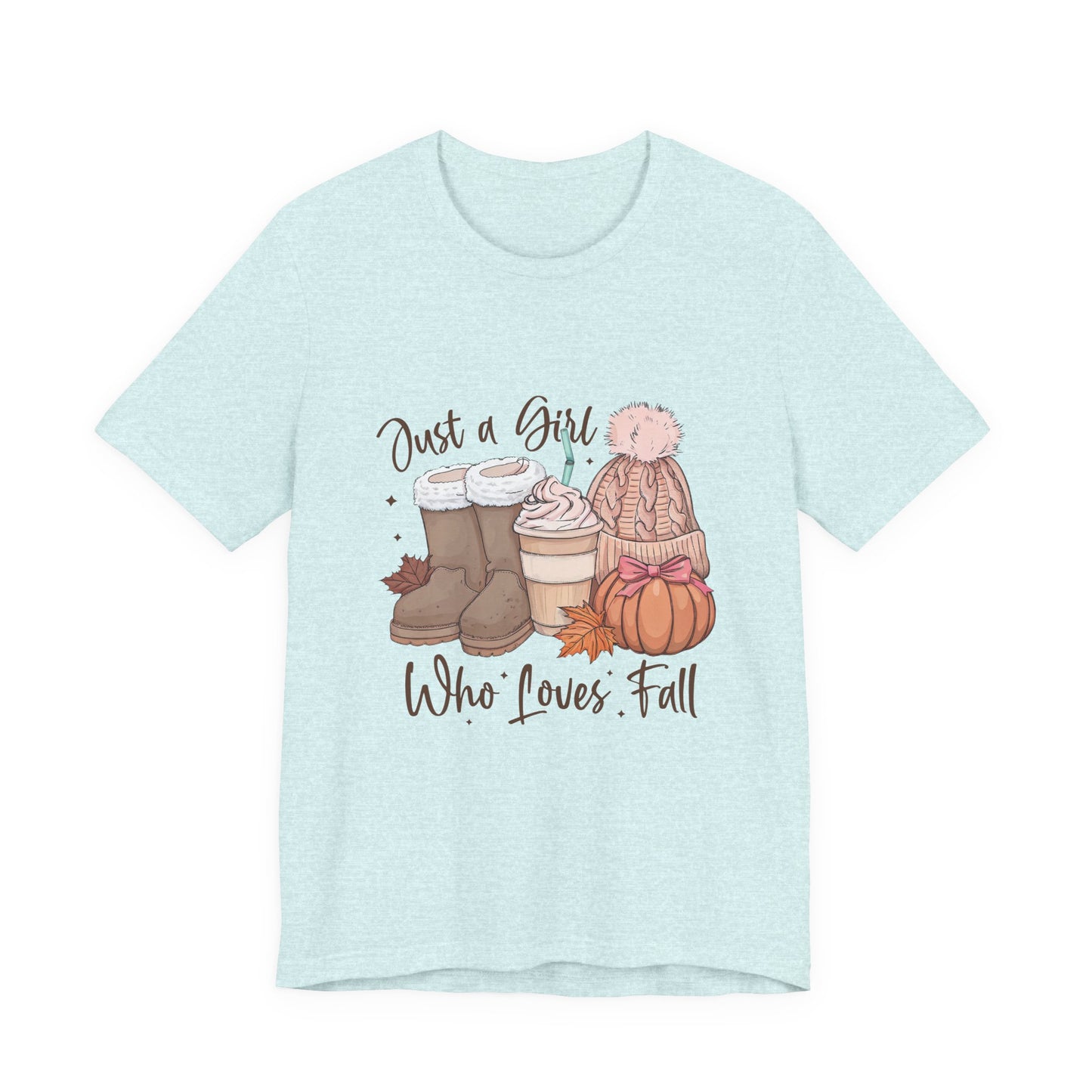 Fall Girl Quote Pumpkin Spice Latte Tee, Autumn Graphic T-Shirt, Halloween Pumpkin Shirt, Cozy Fall Apparel, Funny Pumpkin Spice Shirt