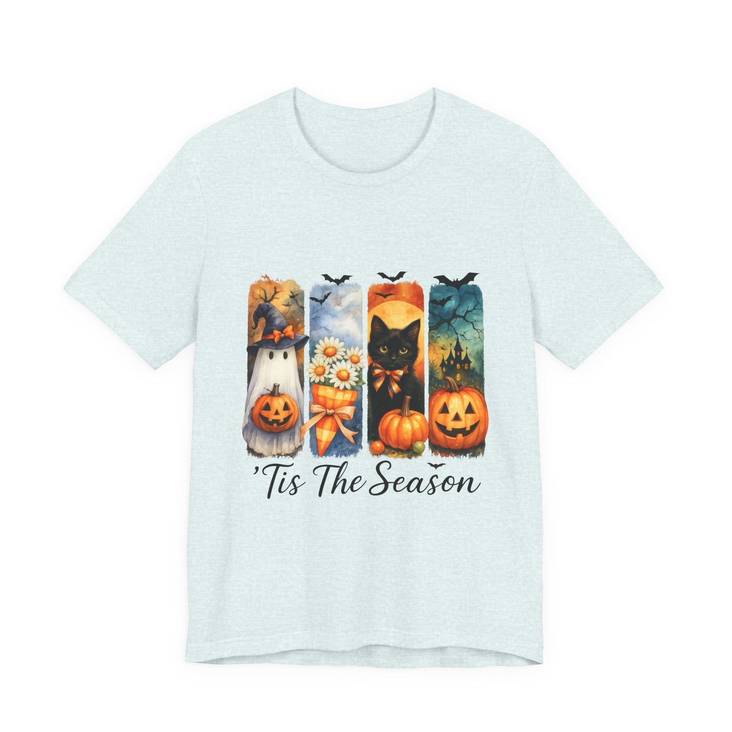 Fall-Themed Unisex Tee, Halloween Shirt, Pumpkin Graphic Tee, Seasonal T-Shirt, Casual Autumn Wear, Comfortable Everyday Top
