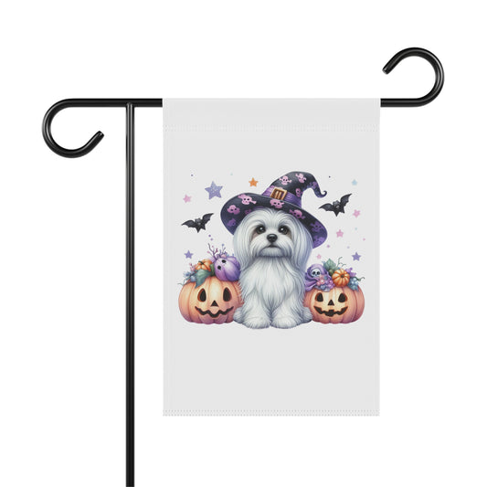 Halloween Pet Banner, Fall Garden Decor, Dog Lover's Gift, Outdoor Flag, Haunted House Decoration