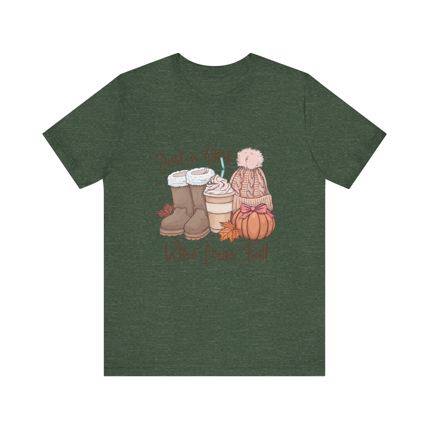 Fall Girl Quote Pumpkin Spice Latte Tee, Autumn Graphic T-Shirt, Halloween Pumpkin Shirt, Cozy Fall Apparel, Funny Pumpkin Spice Shirt