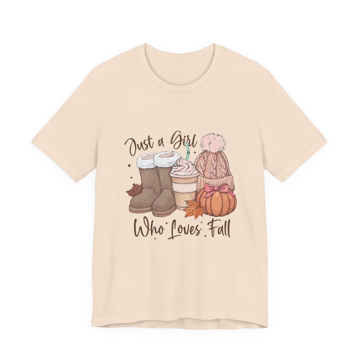 Fall Girl Quote Pumpkin Spice Latte Tee, Autumn Graphic T-Shirt, Halloween Pumpkin Shirt, Cozy Fall Apparel, Funny Pumpkin Spice Shirt