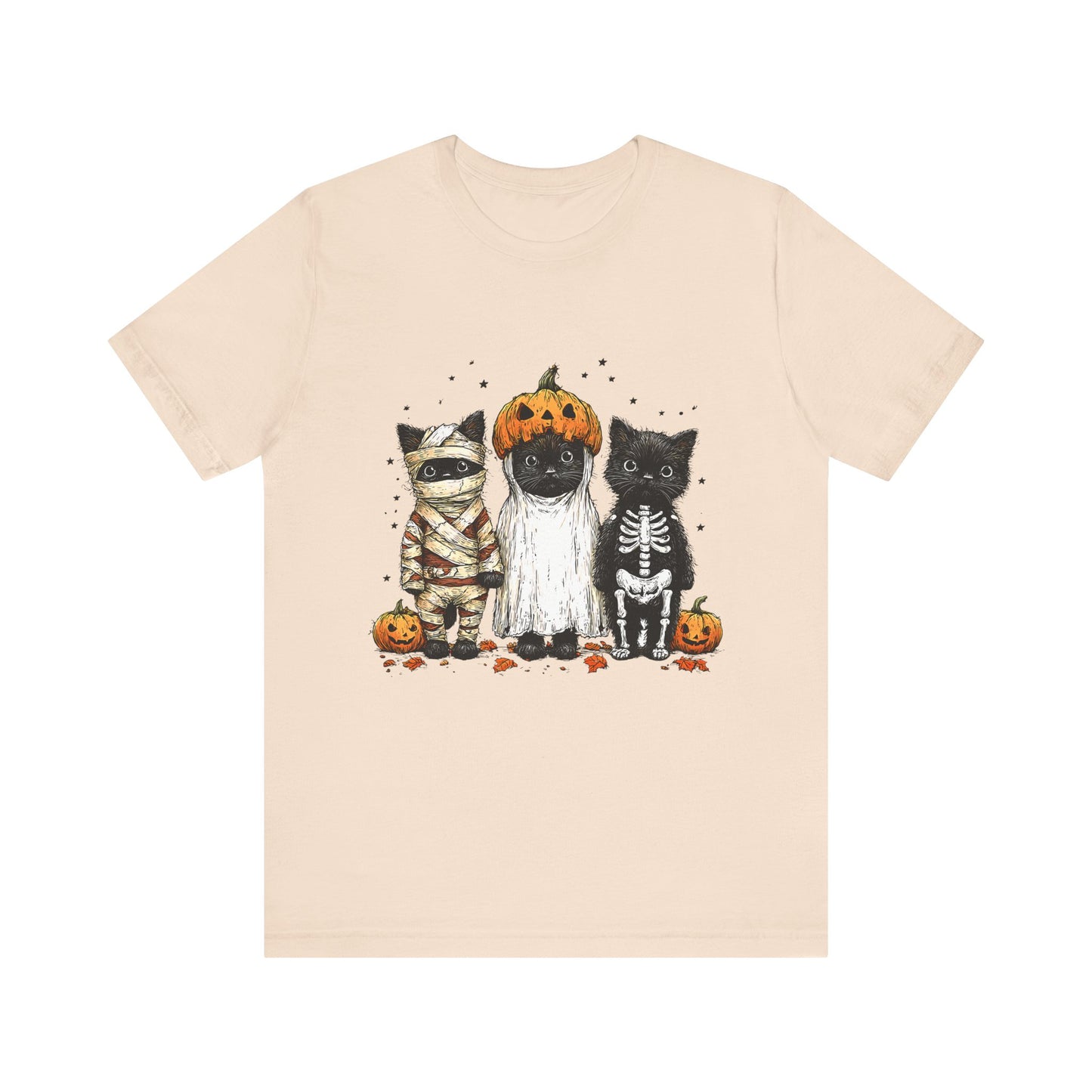 Black Cats Halloween Tee, Funny Cat Costume Shirt, Halloween Party Graphic Tee, Spooky Cat Lover Gift, Halloween Costume Tee, Unisex Cat