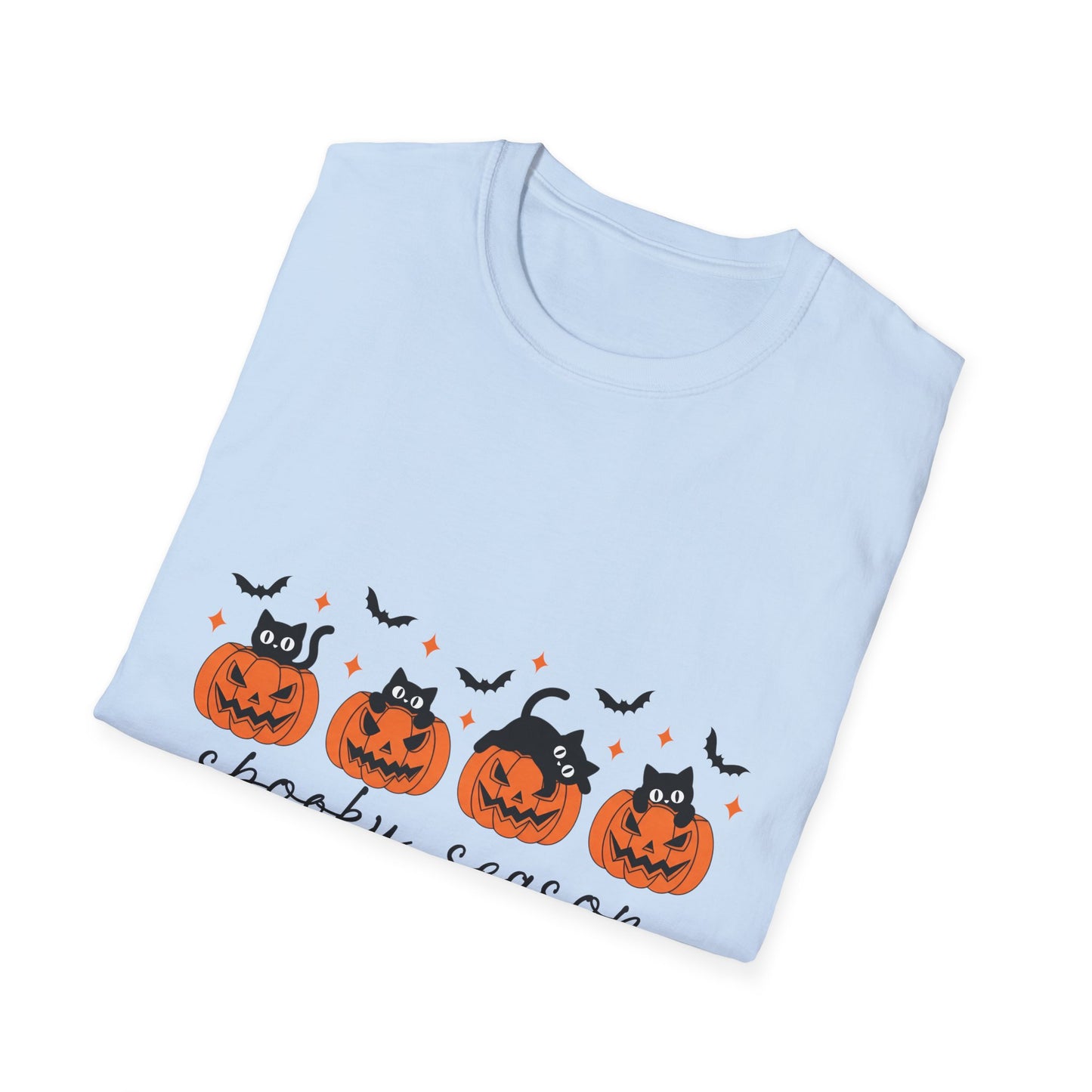 Halloween Black Cats T-Shirt, Halloween Shirt, Jack O Lantern Tee, Spooky Cat Top, Fall Pumpkin Shirt