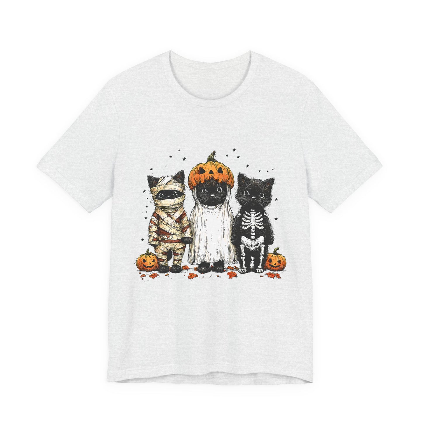Black Cats Halloween Tee, Funny Cat Costume Shirt, Halloween Party Graphic Tee, Spooky Cat Lover Gift, Halloween Costume Tee, Unisex Cat
