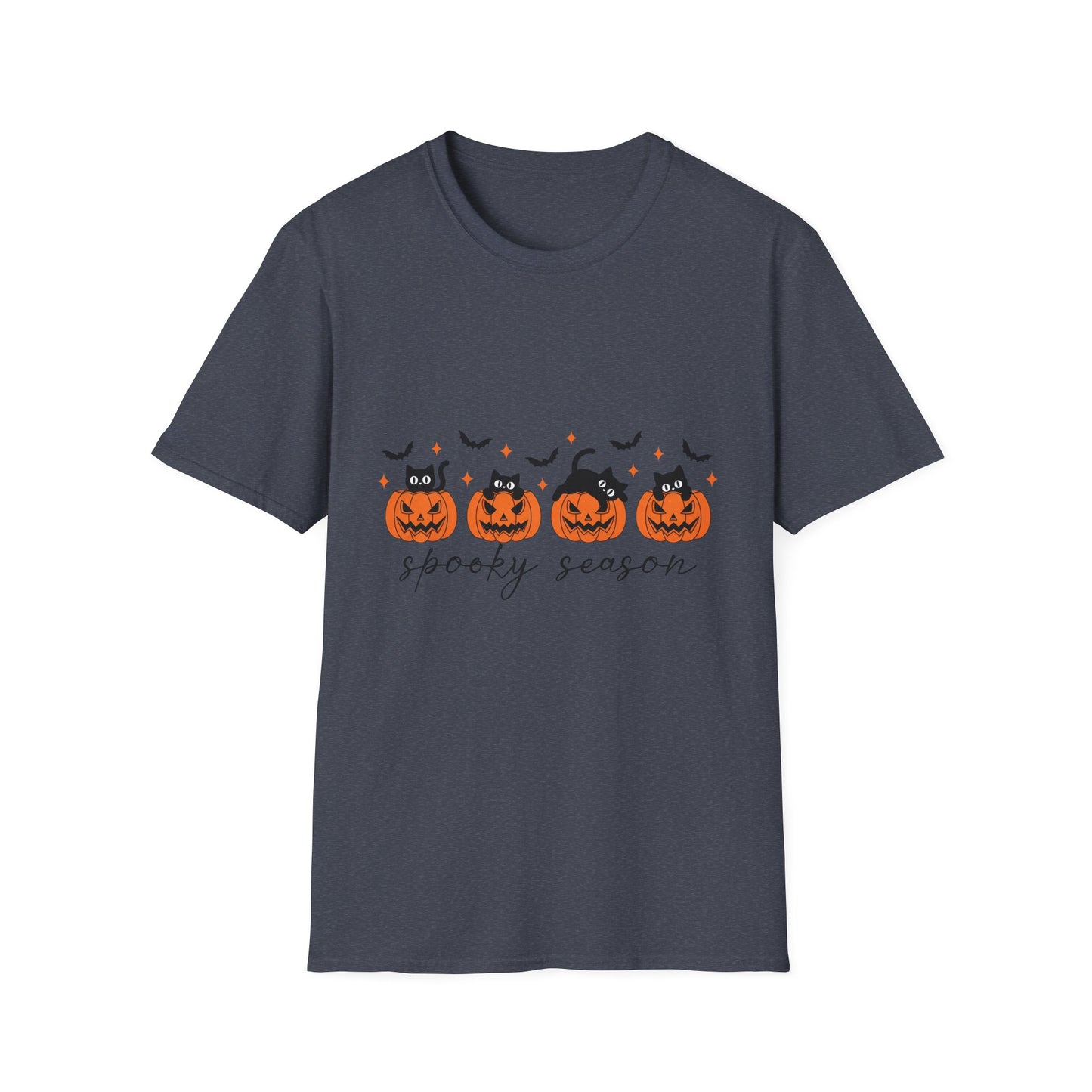 Halloween Black Cats T-Shirt, Halloween Shirt, Jack O Lantern Tee, Spooky Cat Top, Fall Pumpkin Shirt