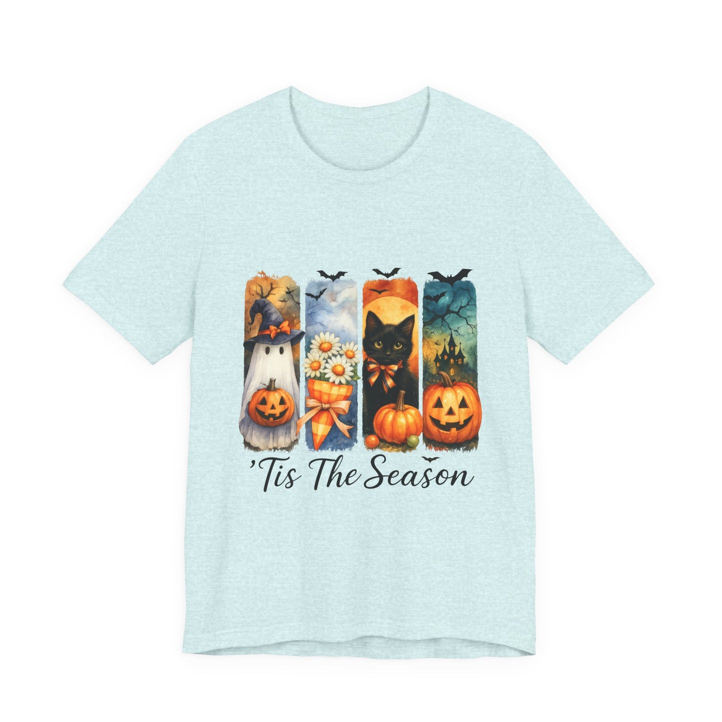 Fall-Themed Unisex Tee, Halloween Shirt, Pumpkin Graphic Tee, Seasonal T-Shirt, Casual Autumn Wear, Comfortable Everyday Top