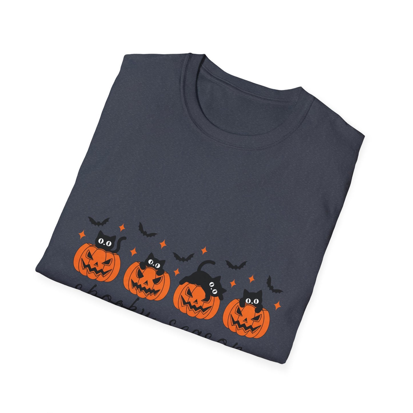 Halloween Black Cats T-Shirt, Halloween Shirt, Jack O Lantern Tee, Spooky Cat Top, Fall Pumpkin Shirt