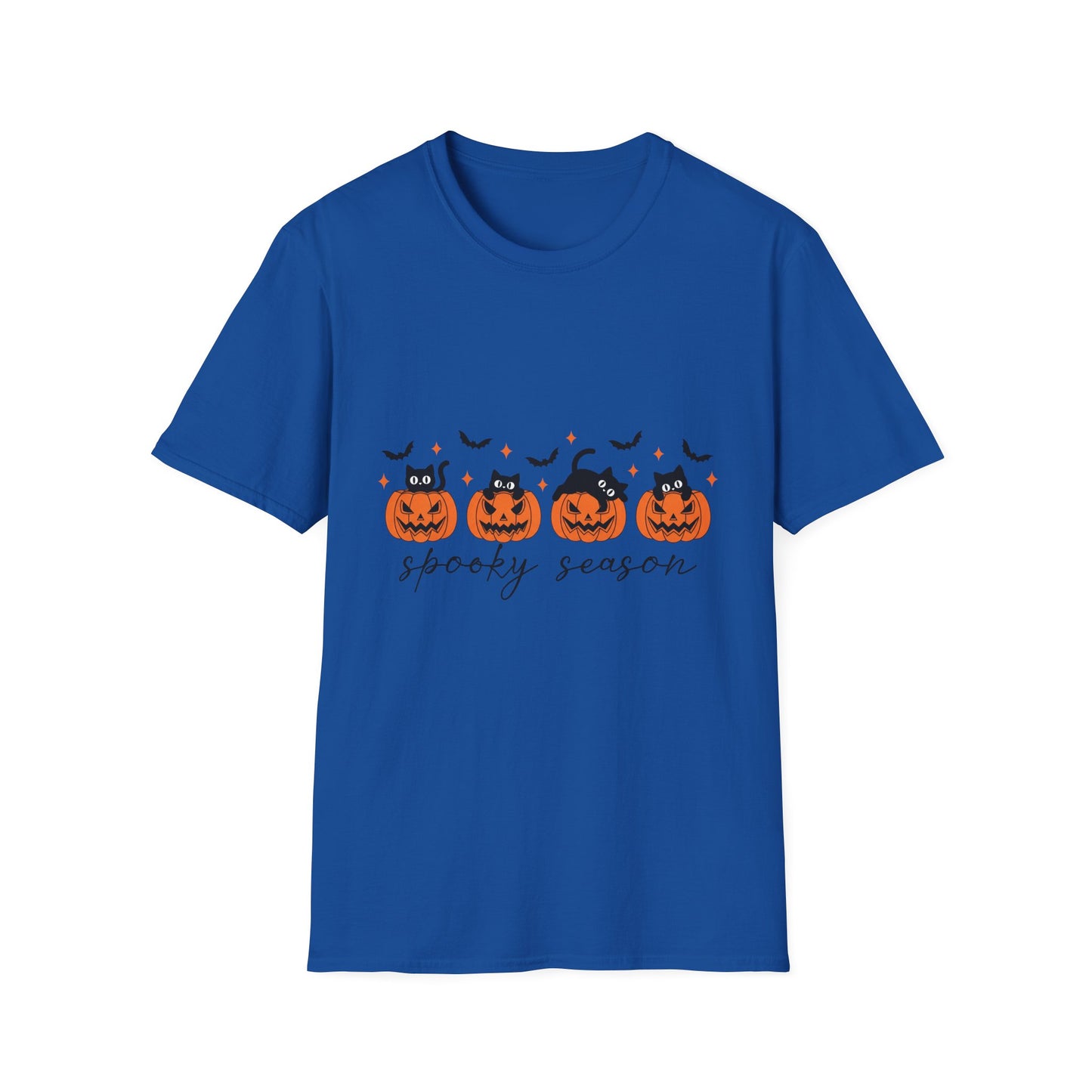 Halloween Black Cats T-Shirt, Halloween Shirt, Jack O Lantern Tee, Spooky Cat Top, Fall Pumpkin Shirt