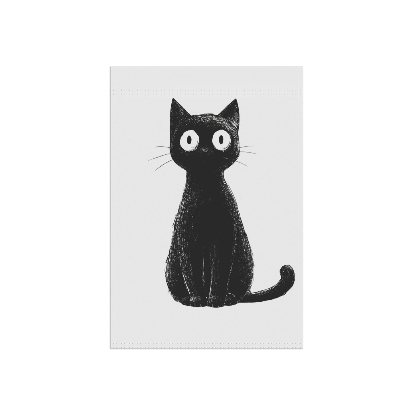 Charming Cat Garden Banner, Cute Outdoor Decor, Pet Lover Gift, Seasonal Flag, Home and Garden Decoration