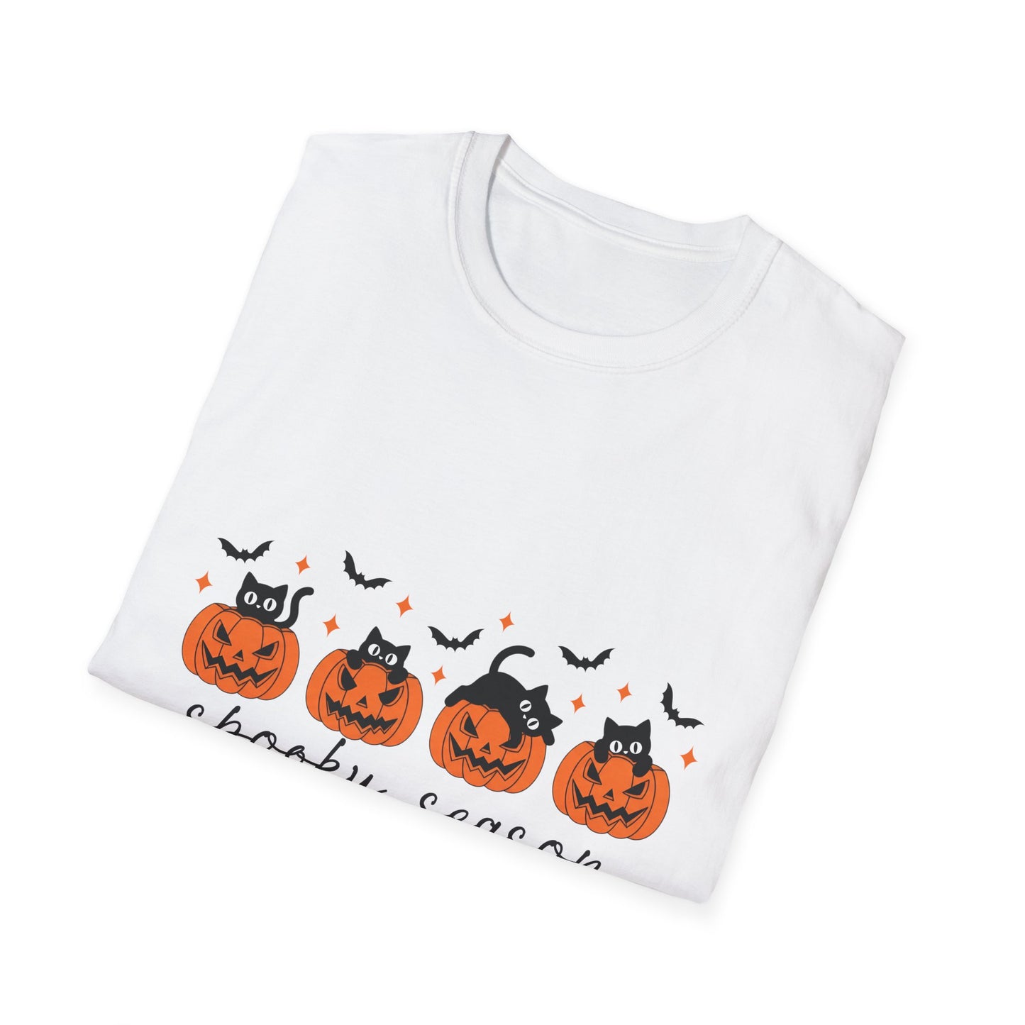 Halloween Black Cats T-Shirt, Halloween Shirt, Jack O Lantern Tee, Spooky Cat Top, Fall Pumpkin Shirt