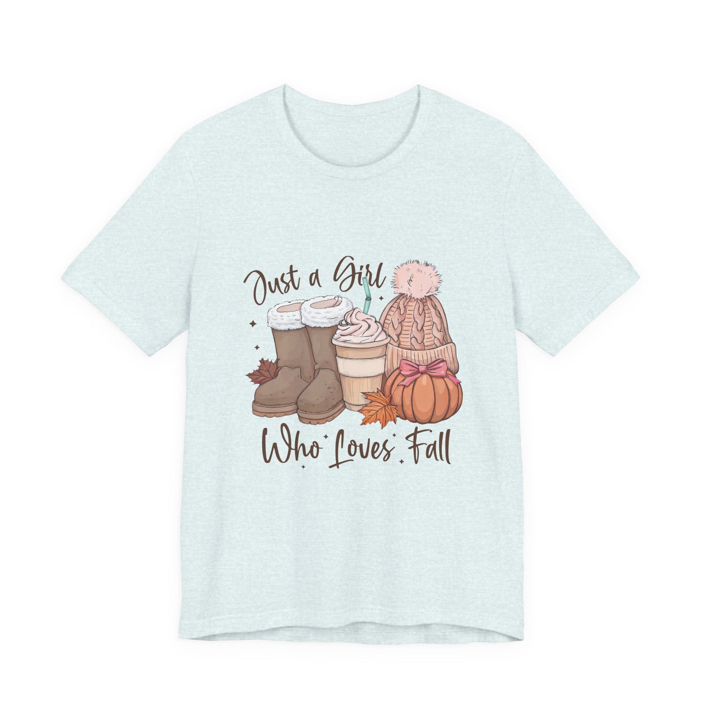 Fall Girl Quote Pumpkin Spice Latte Tee, Autumn Graphic T-Shirt, Halloween Pumpkin Shirt, Cozy Fall Apparel, Funny Pumpkin Spice Shirt