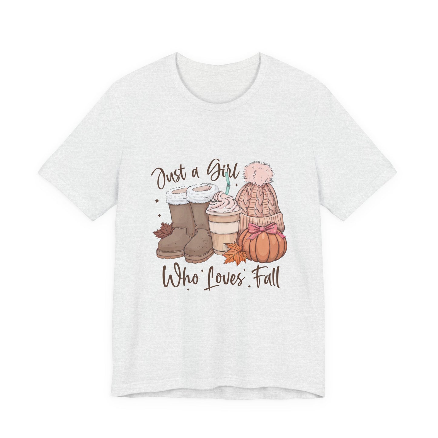 Fall Girl Quote Pumpkin Spice Latte Tee, Autumn Graphic T-Shirt, Halloween Pumpkin Shirt, Cozy Fall Apparel, Funny Pumpkin Spice Shirt