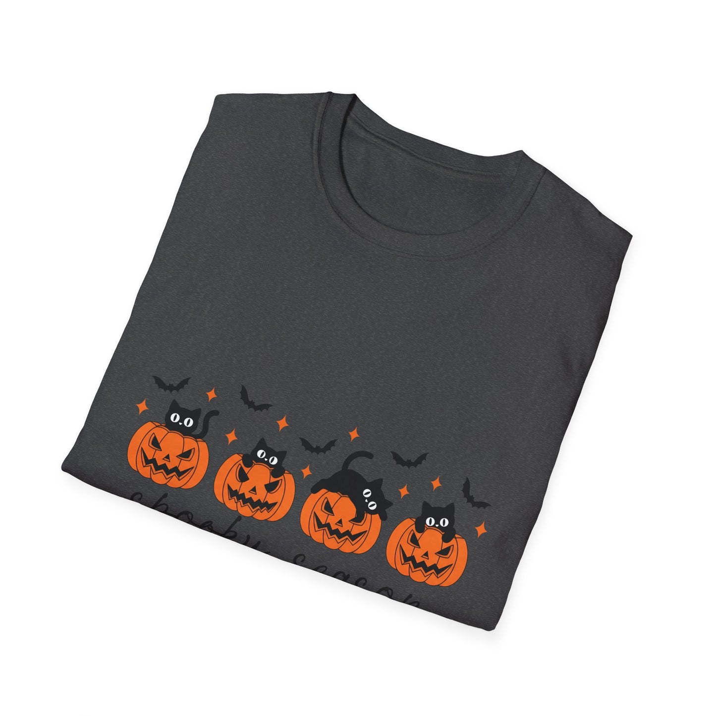 Halloween Black Cats T-Shirt, Halloween Shirt, Jack O Lantern Tee, Spooky Cat Top, Fall Pumpkin Shirt