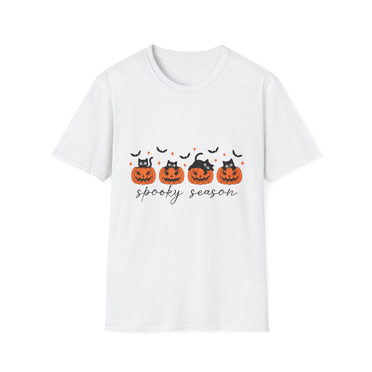 Halloween Black Cats T-Shirt, Halloween Shirt, Jack O Lantern Tee, Spooky Cat Top, Fall Pumpkin Shirt